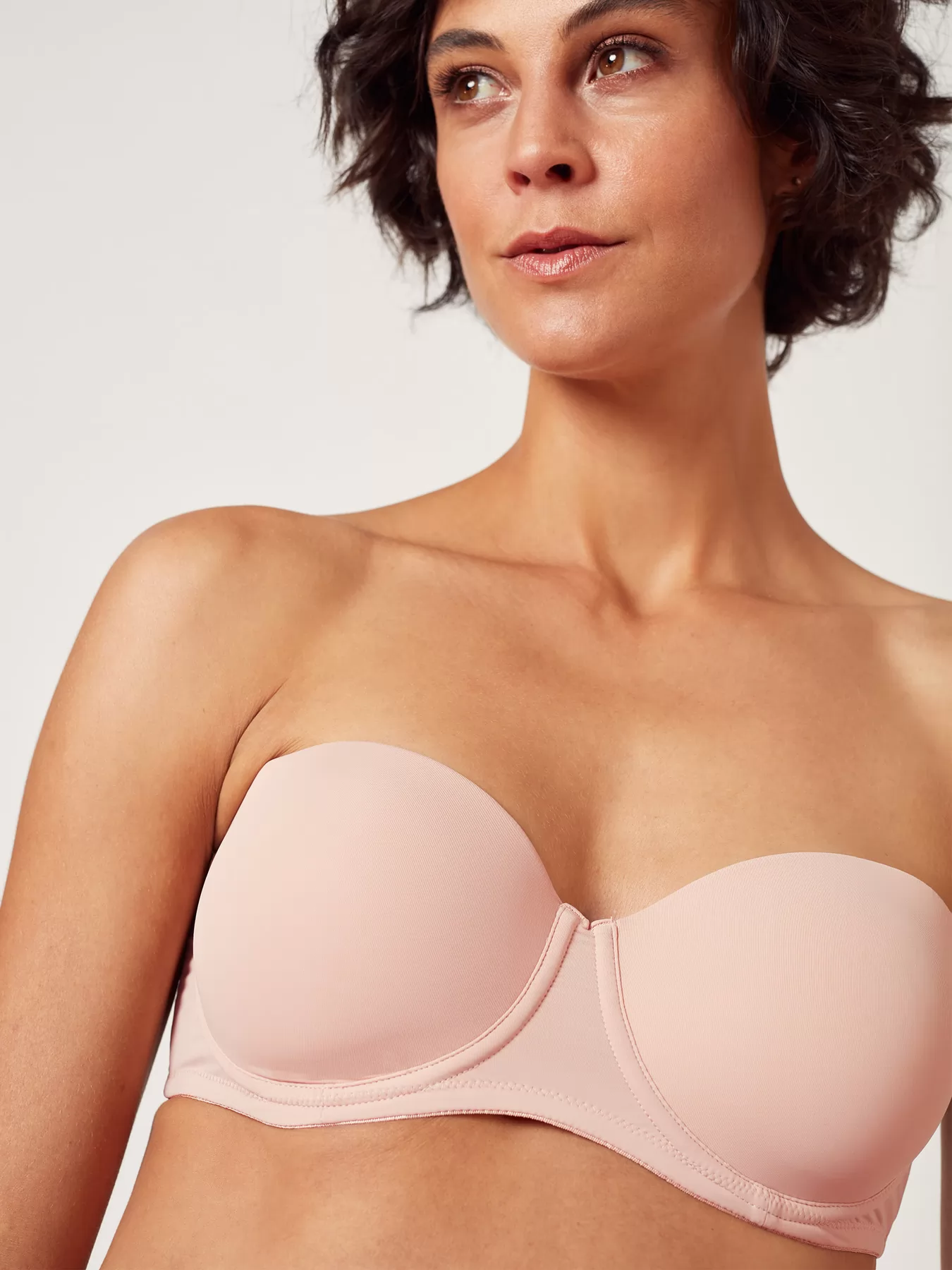 Pudrowy róż Biustonosz Huber Bra Selection 010100 - zdjęcie 3