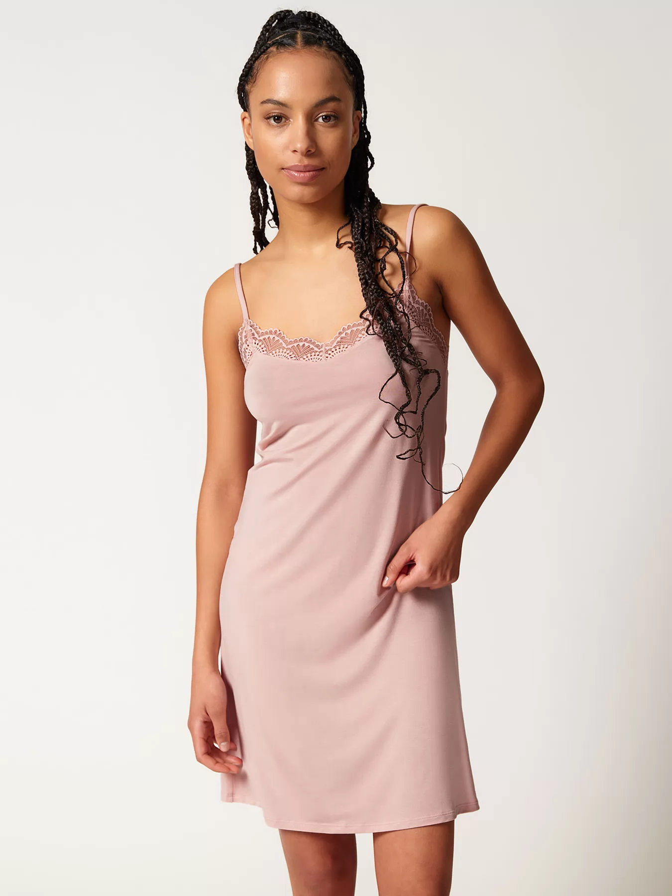 Różowy Koszula nocna Skiny Every Night 082614 - zdjęcie 1