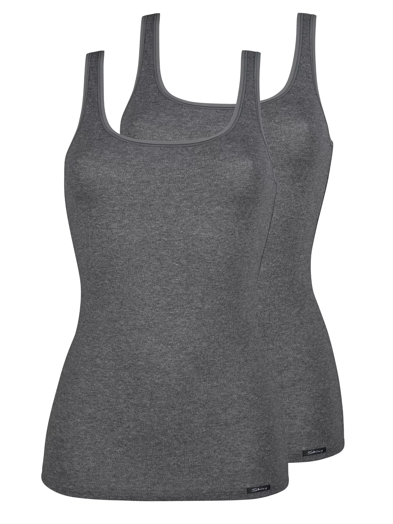Szary Koszulka damska 2PACK Skiny Advantage Cotton 081147 - zdjęcie 2