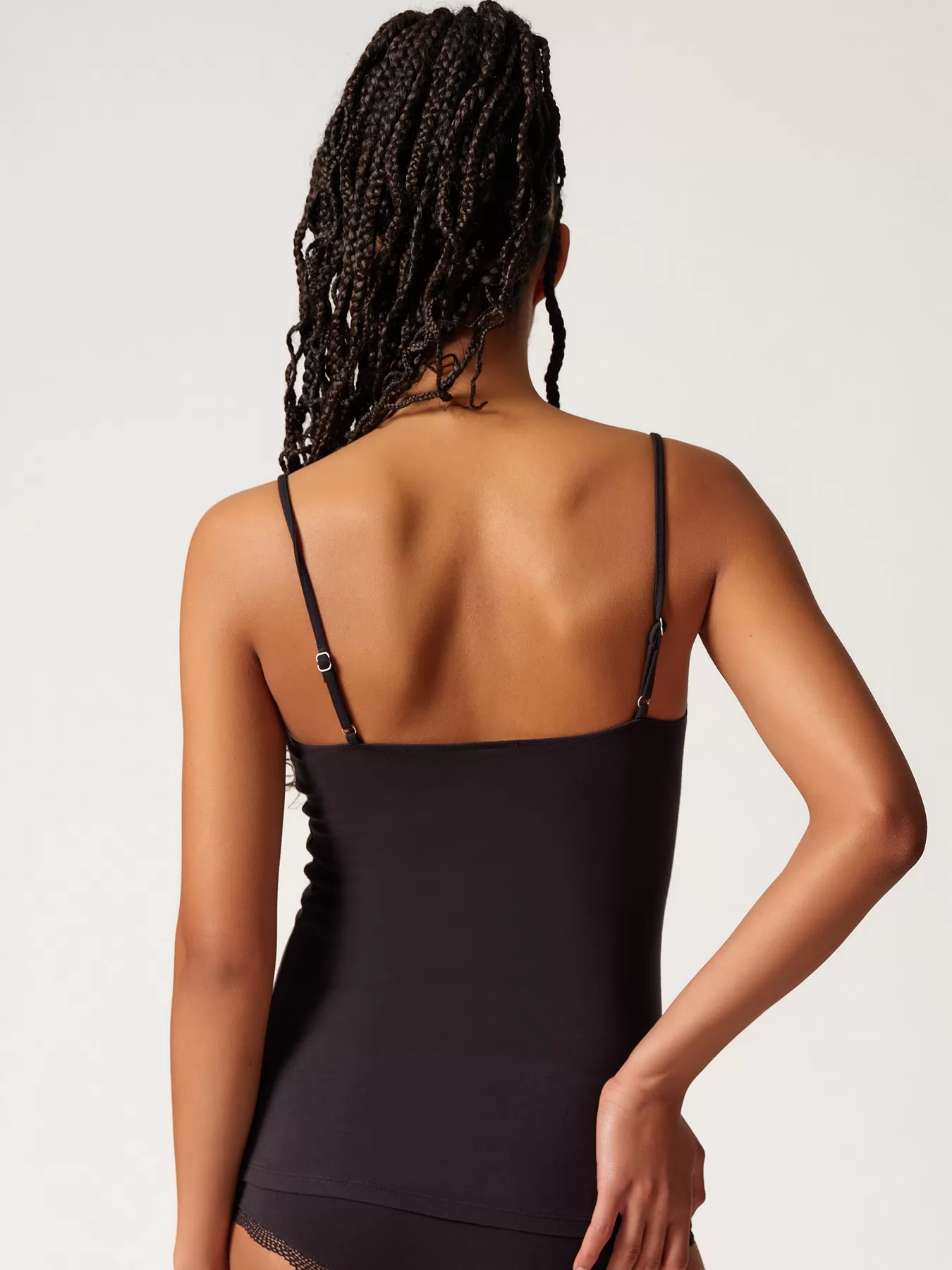 Czarny Koszulka damska Skiny Classicotton 082001 - zdjęcie 2