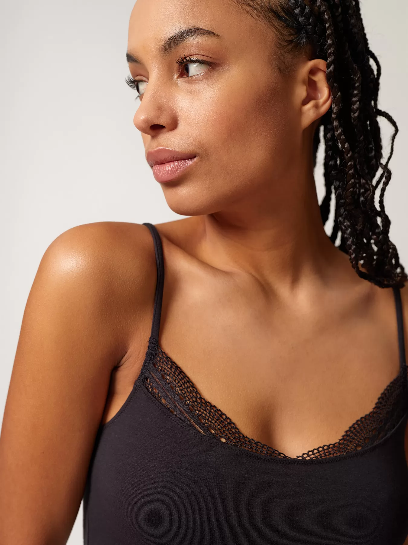 Czarny Koszulka damska Skiny Classicotton 082001 - zdjęcie 3