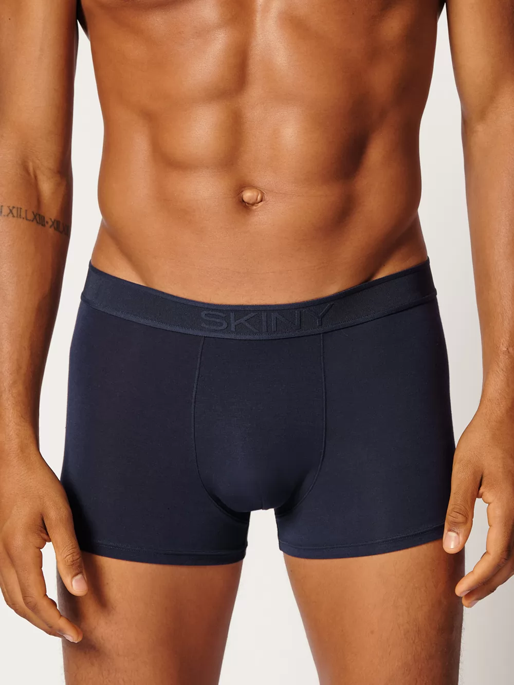 Granatowy Bokserki męskie Skiny Calmodal 081403 - zdjęcie 1
