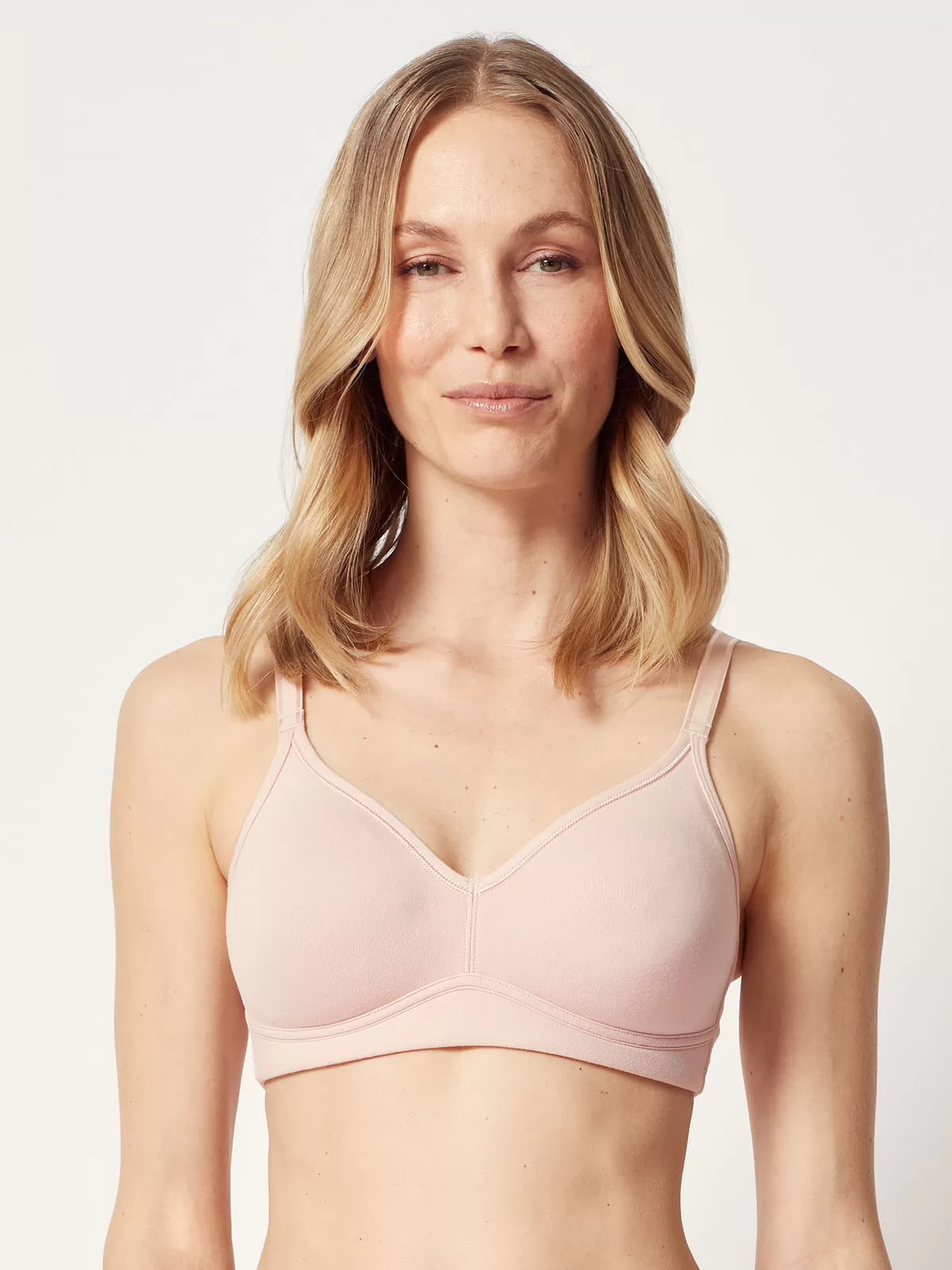 Beżowy Biustonosz Huber Bra Selection 015820 - zdjęcie 1