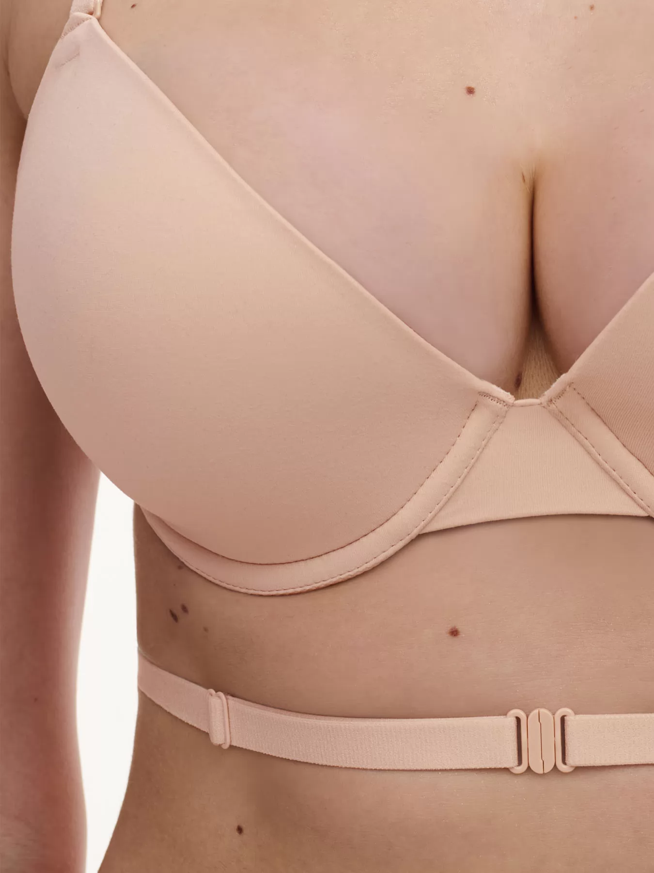 Beżowy Biustonosz usztywniany Chantelle Open Back C912N9 - zdjęcie 3