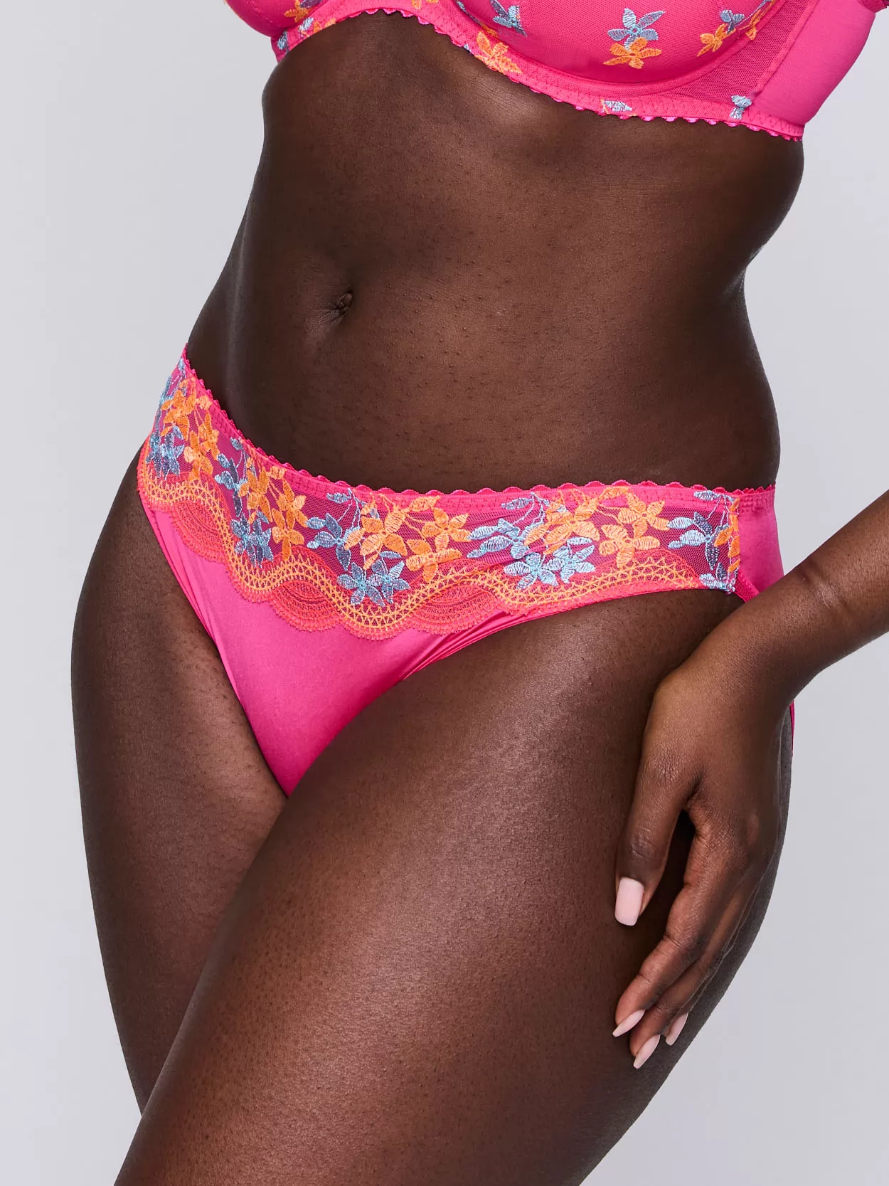 Różowy, wielobarwny Figi PrimaDonna Cala Luna 563540 - zdjęcie 3