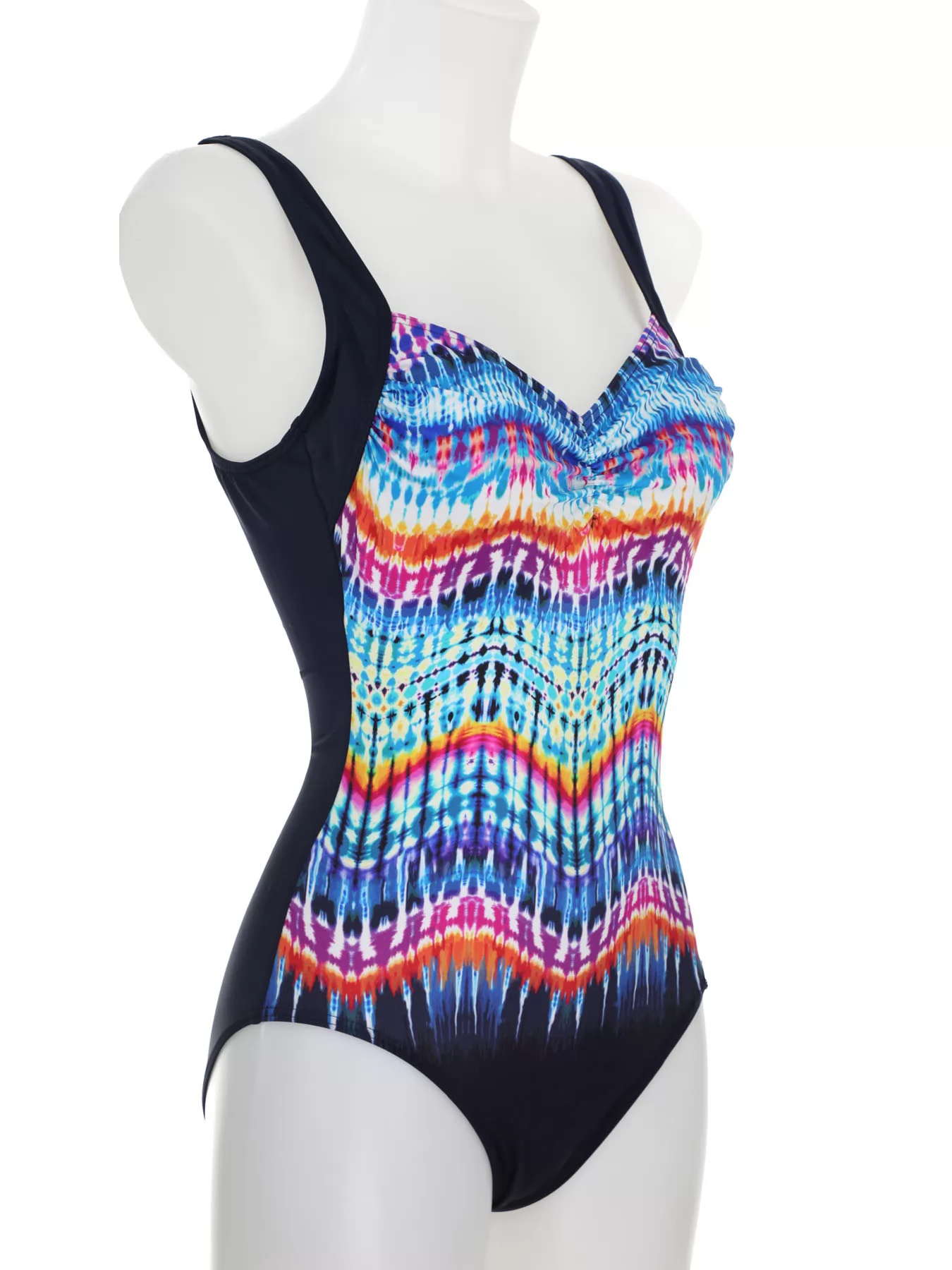 Granatowy, niebieski, wielobarwny Kostium kąpielowy Sunmarin 12051 - zdjęcie 3