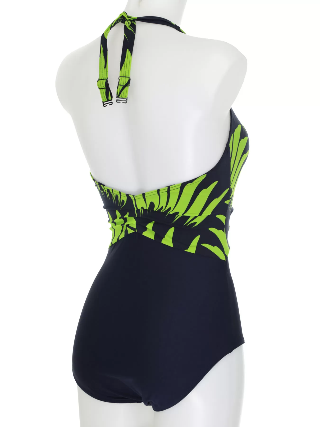 Granatowy, zielony Kostium kąpielowy Sunflair 72159 - zdjęcie 3