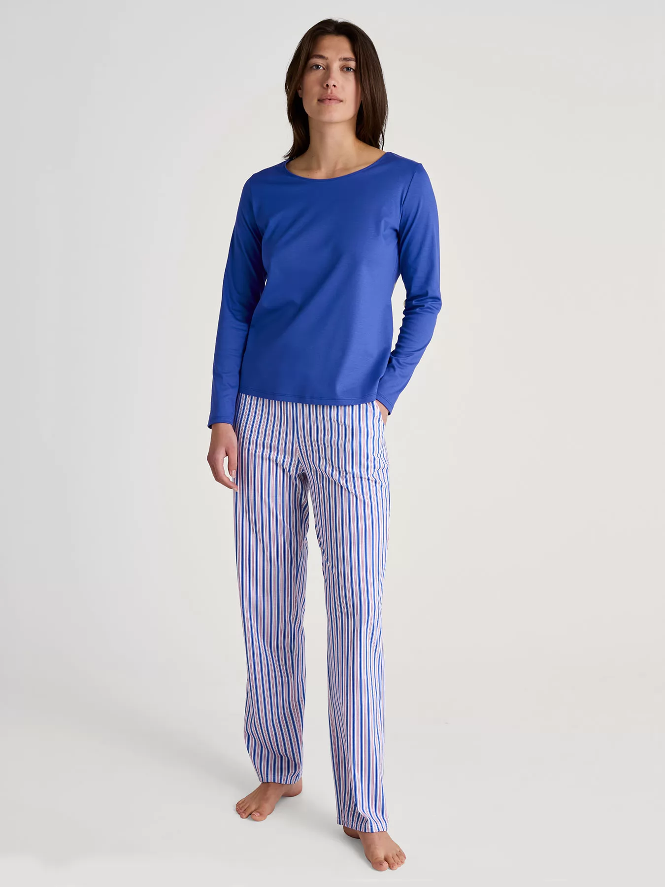 Niebieski Koszulka damska Calida Favourites Marine 15239 - zdjęcie 3