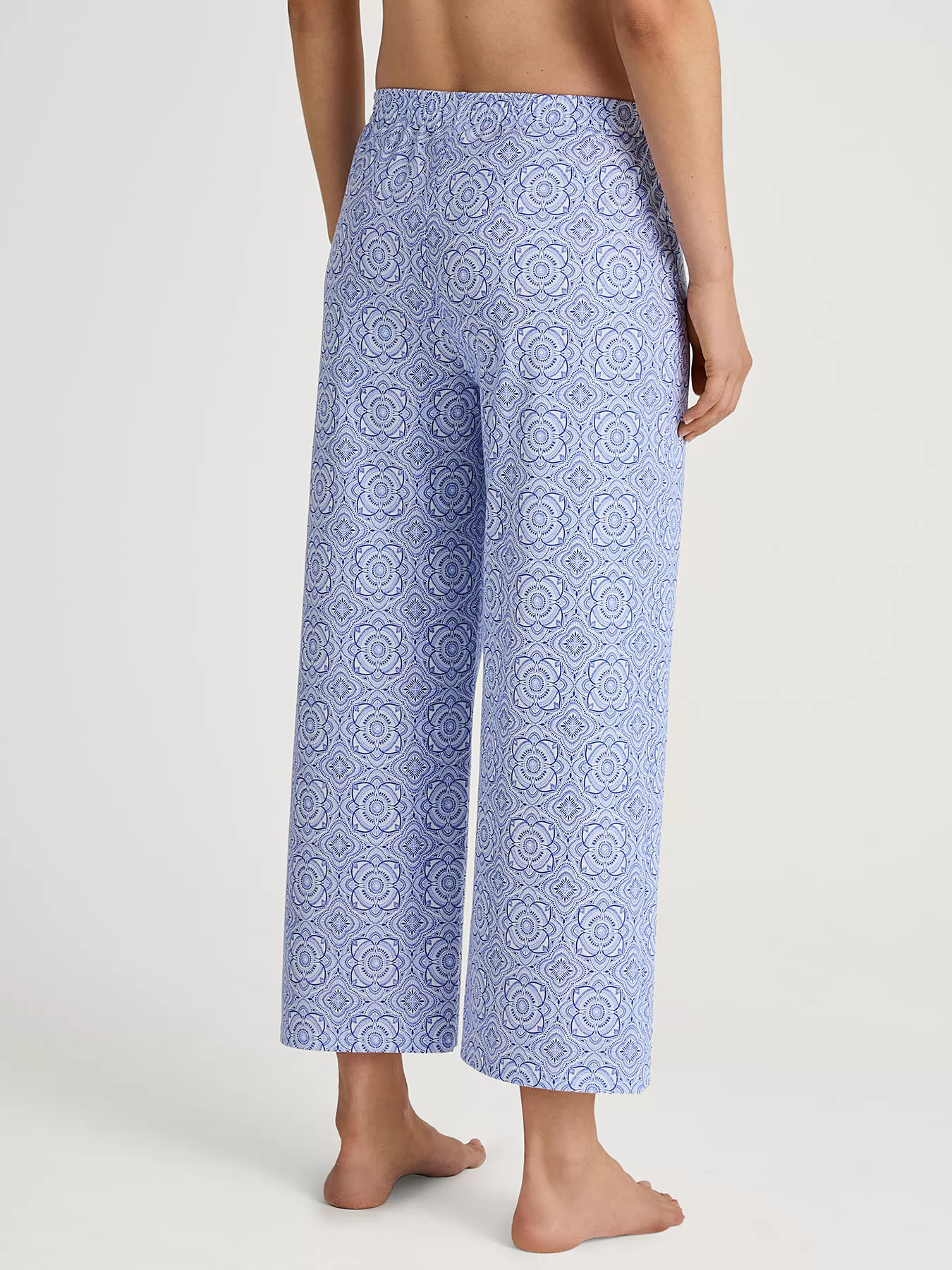 Niebieski Spodnie od piżamy Calida Favourites Marine 28457 - zdjęcie 2