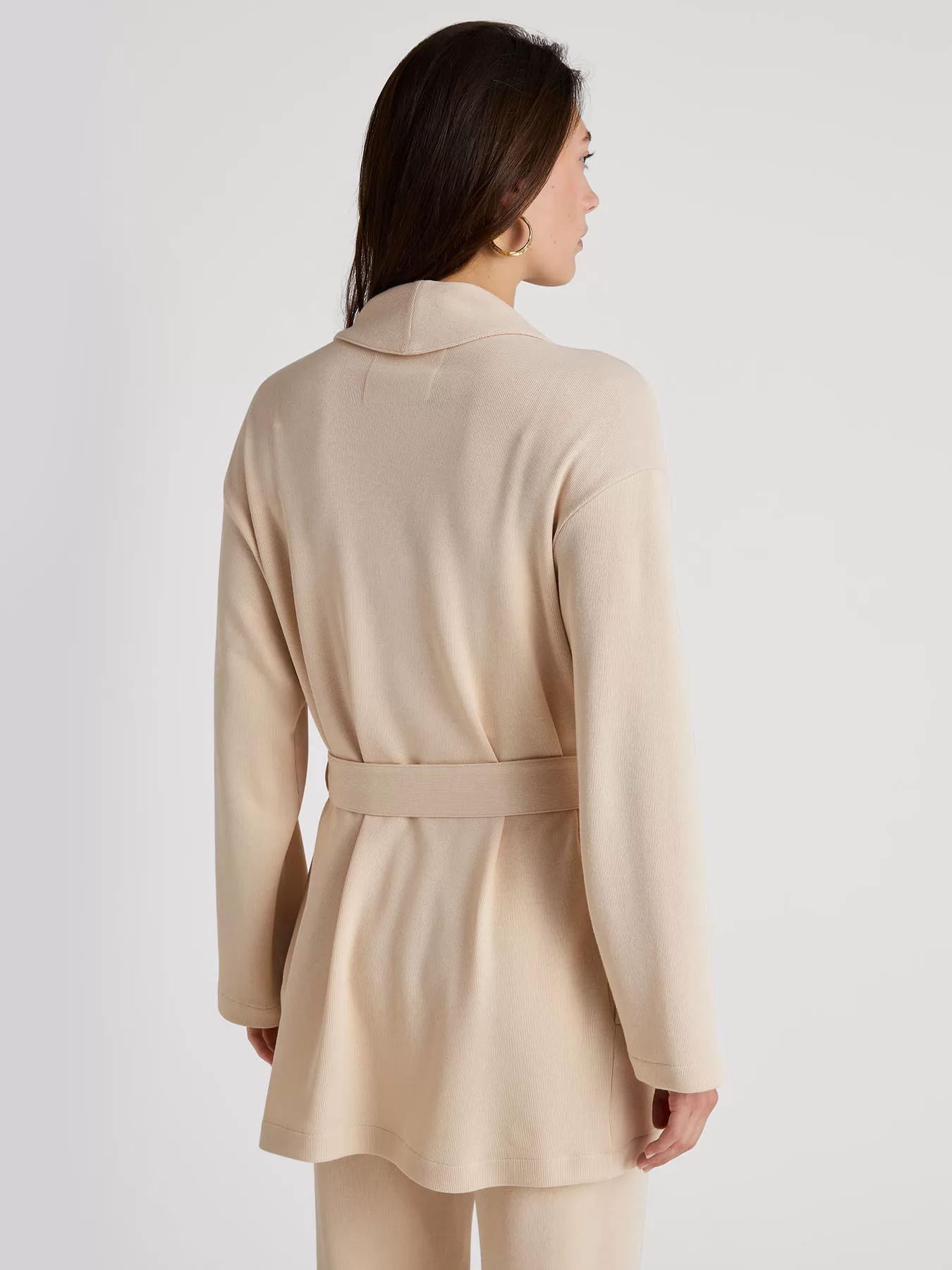 Kremowy Kimono damskie Calida Lounge Cosy 15599 - zdjęcie 2