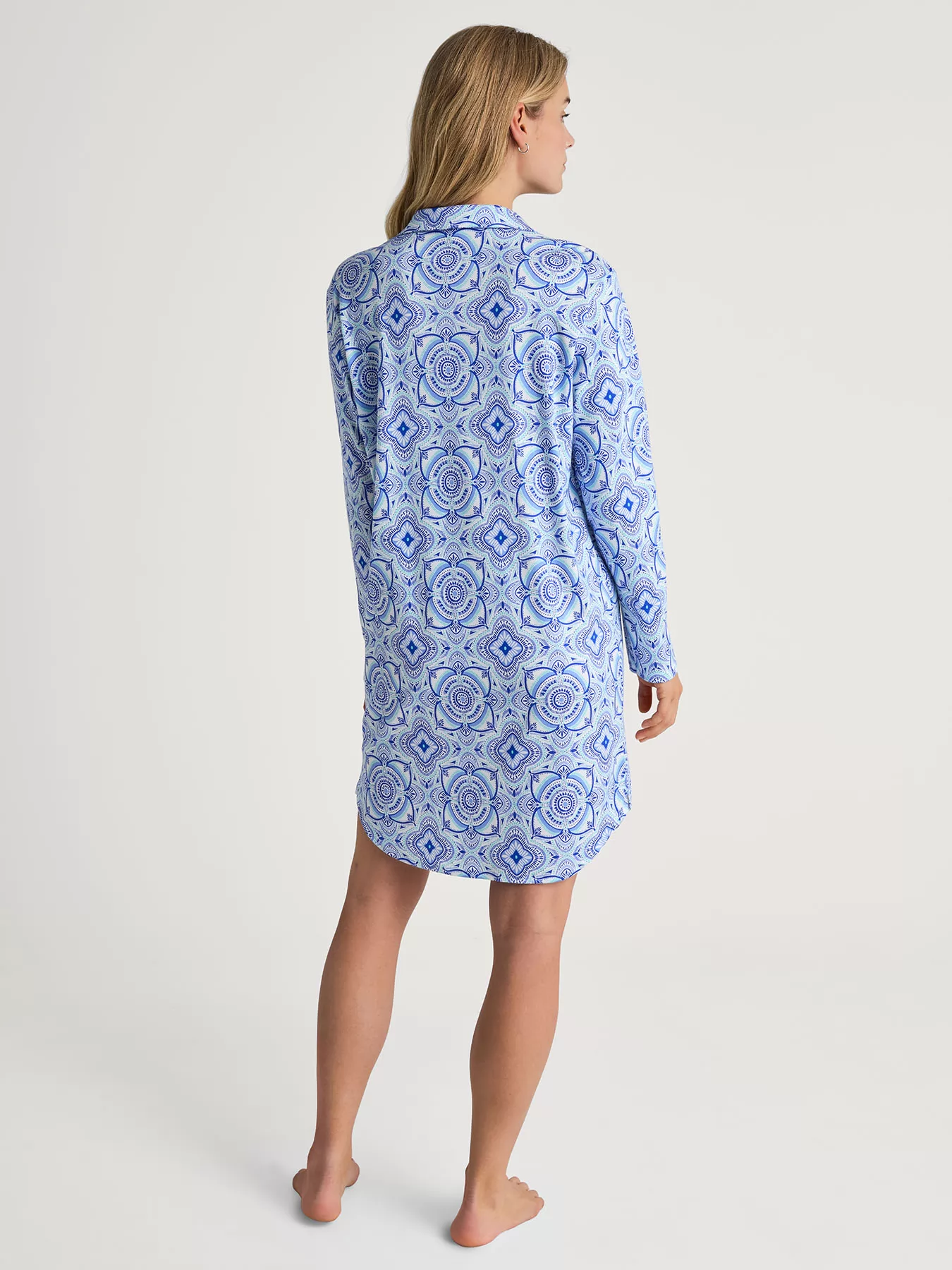 Niebieski Koszula nocna Calida Orient Dreams 36153 - zdjęcie 2
