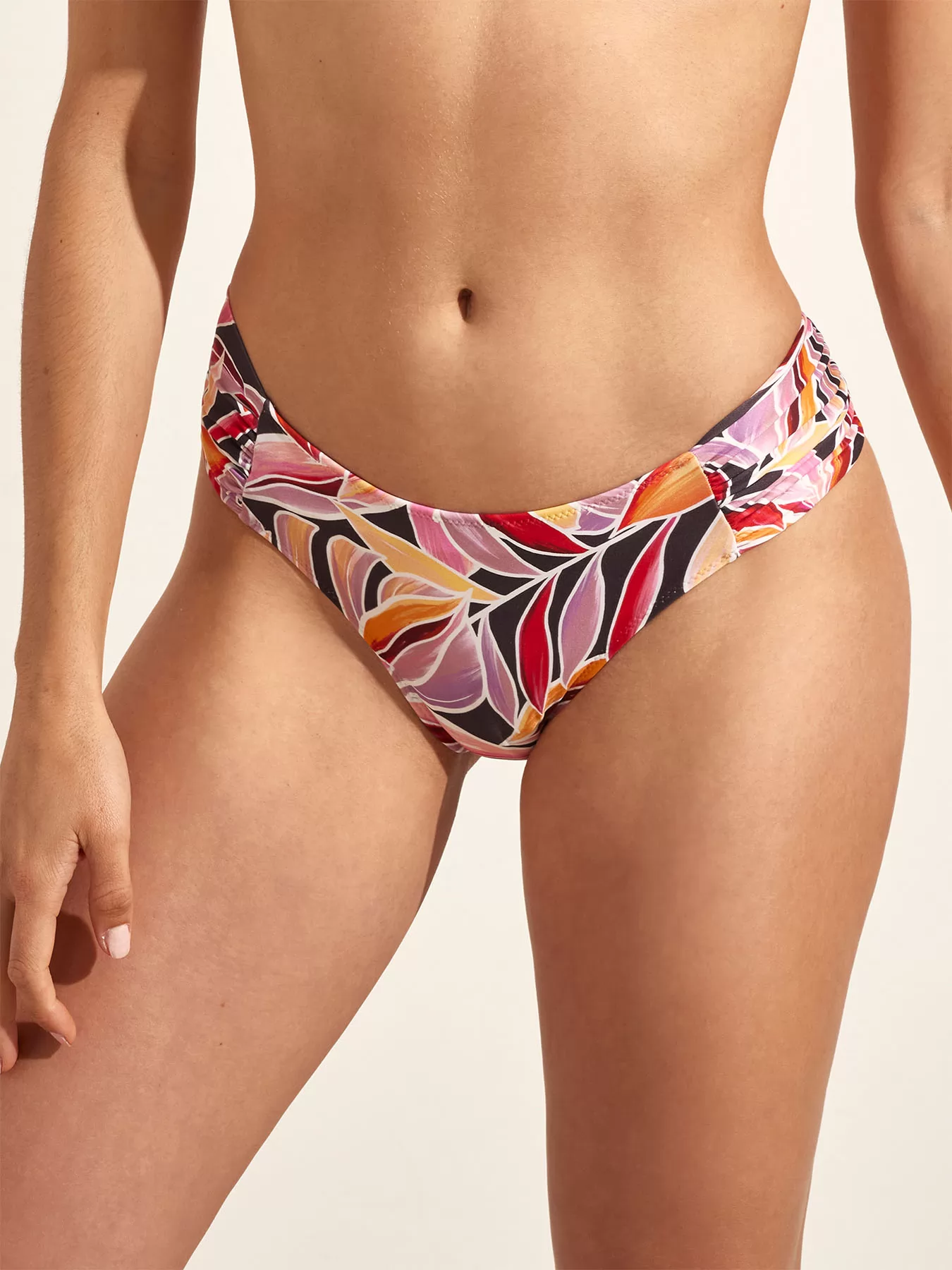 Różowy, wielobarwny Dół od kostiumu Selmark BM102 - zdjęcie 1