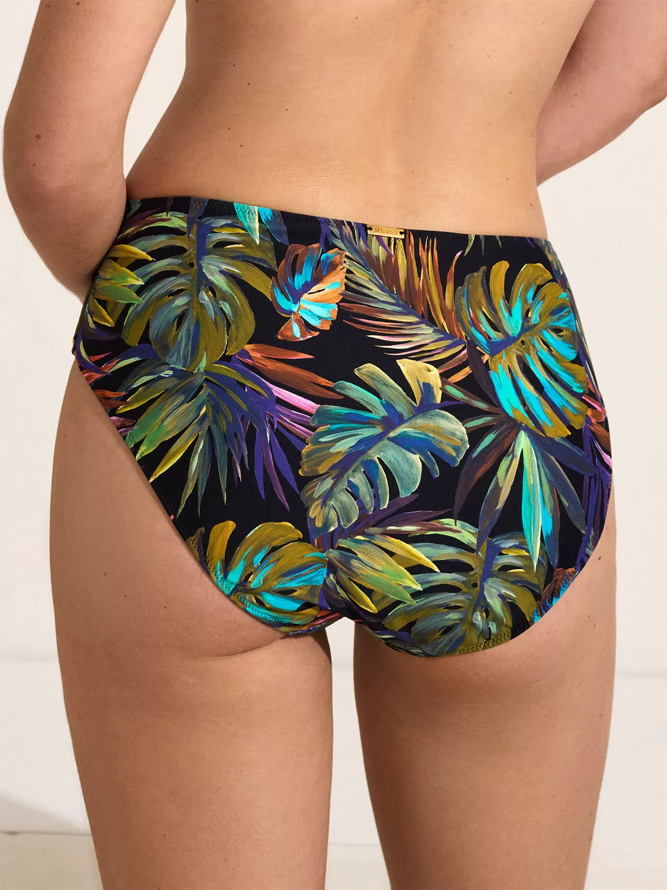 Czarny, wielobarwny, zielony Dół od kostiumu Selmark BN003 - zdjęcie 2