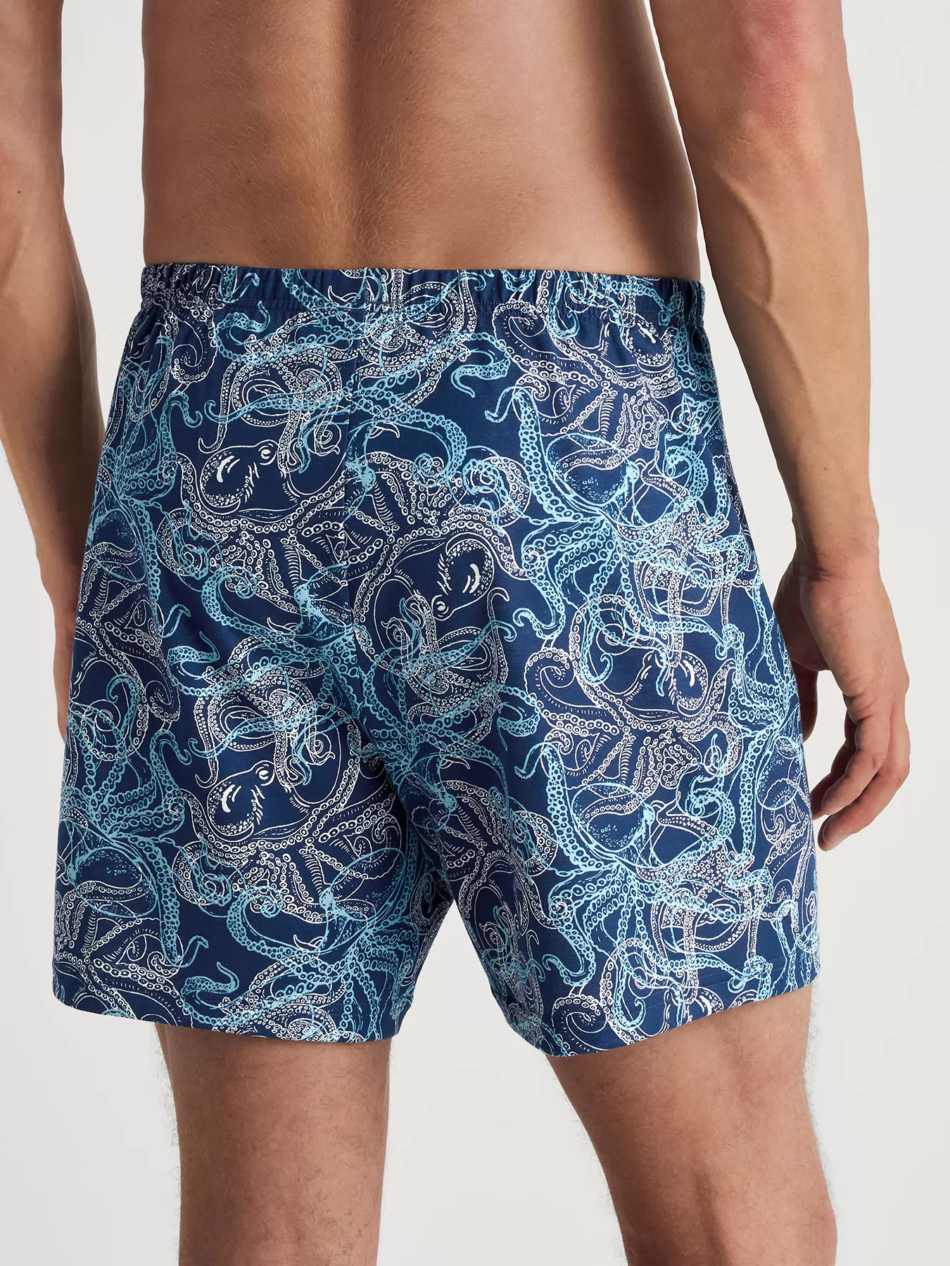 Granatowy, niebieski Bokserki męskie Calida Cotton Choice 24389 - zdjęcie 2