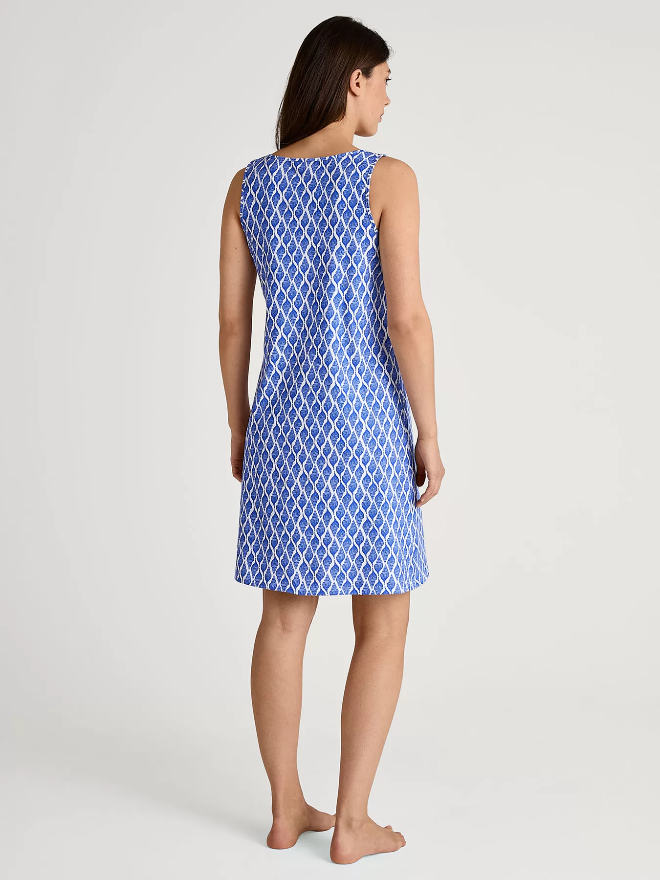 Niebieski Koszula nocna Calida Shell Nights 33253 - zdjęcie 2