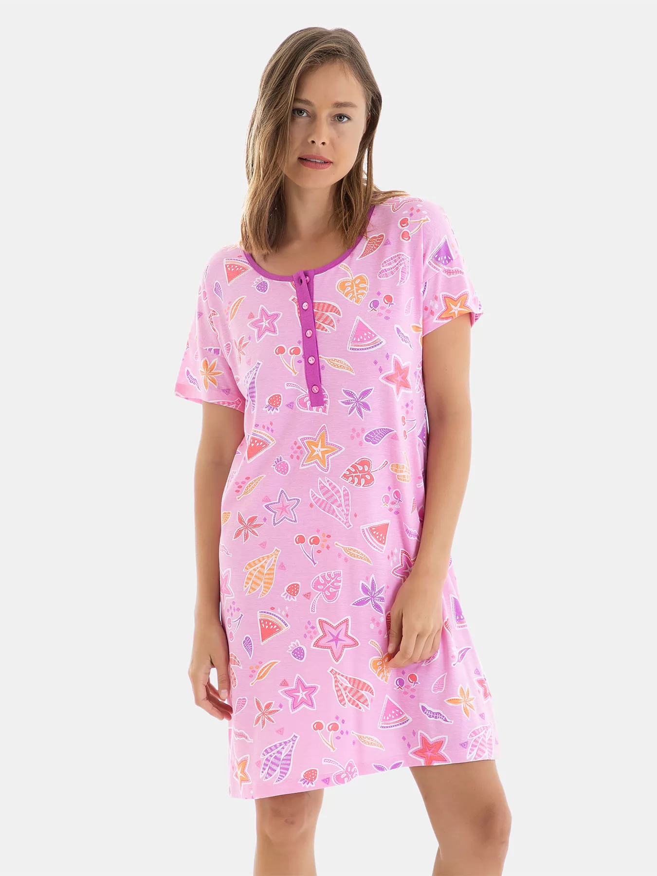 Różowy Koszula nocna Massana 257209 - zdjęcie 1