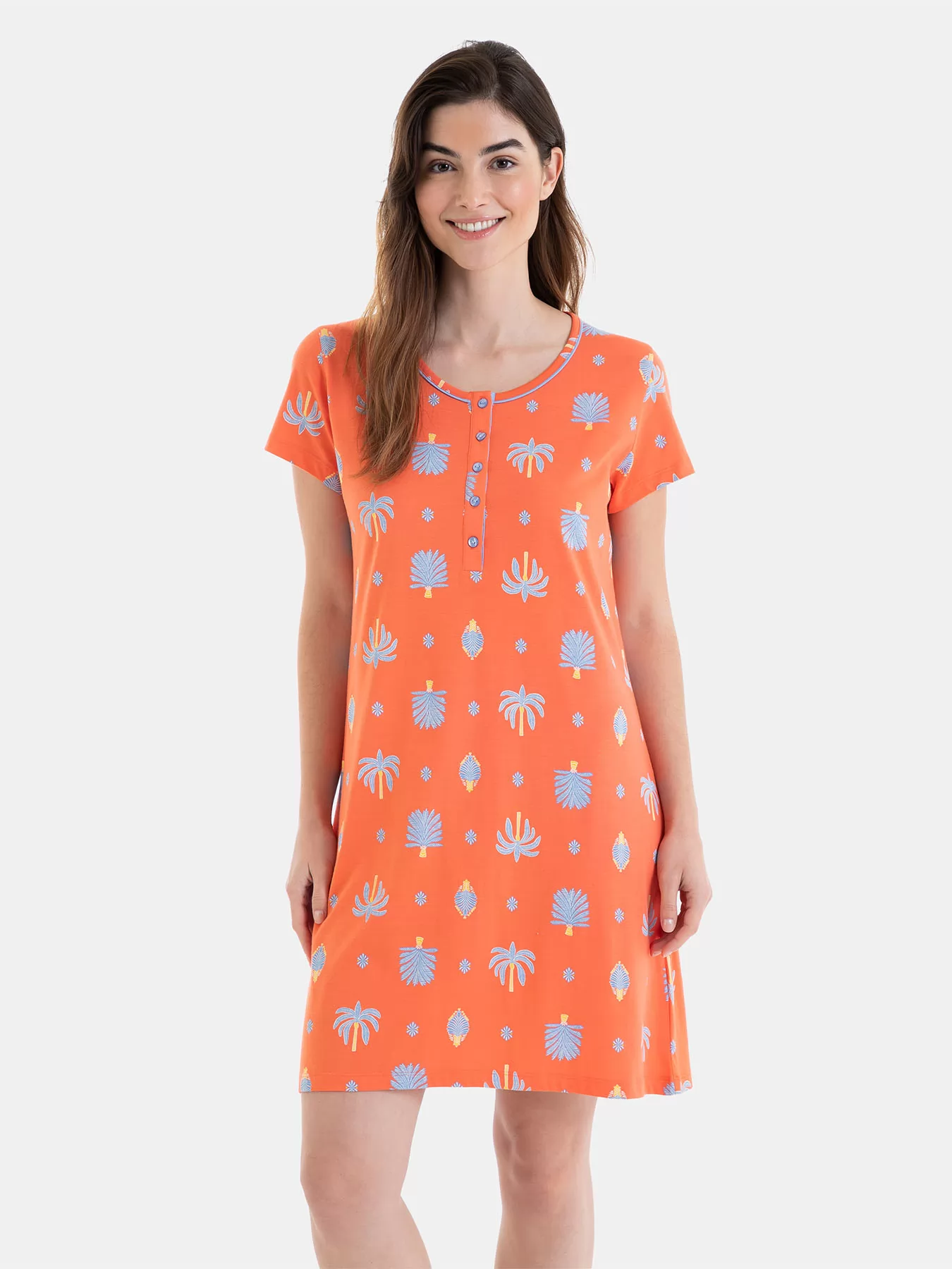 Pomarańczowy Koszula nocna Massana 257213 - zdjęcie 1