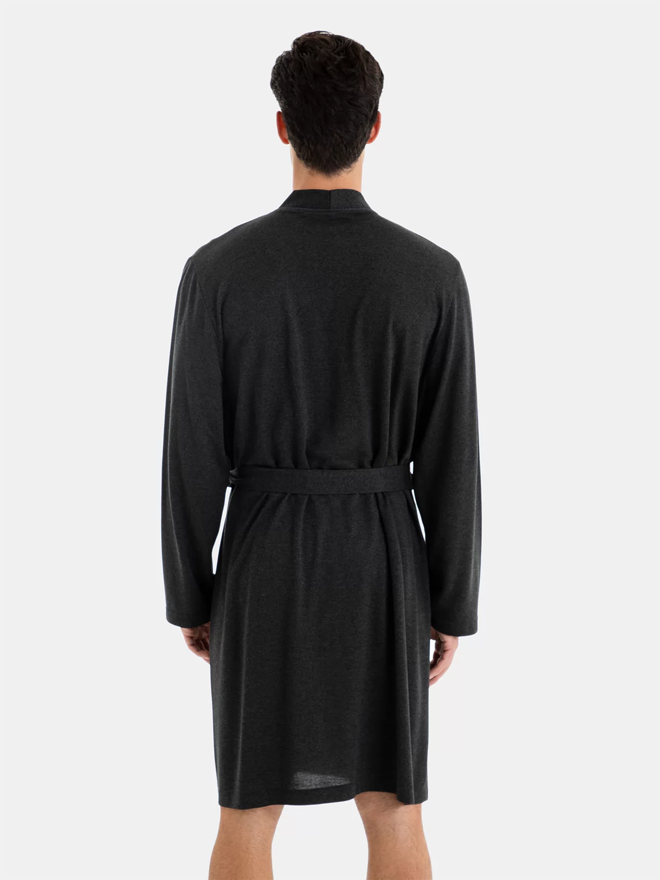 Antracytowy Szlafrok męski Massana 256325 - zdjęcie 2