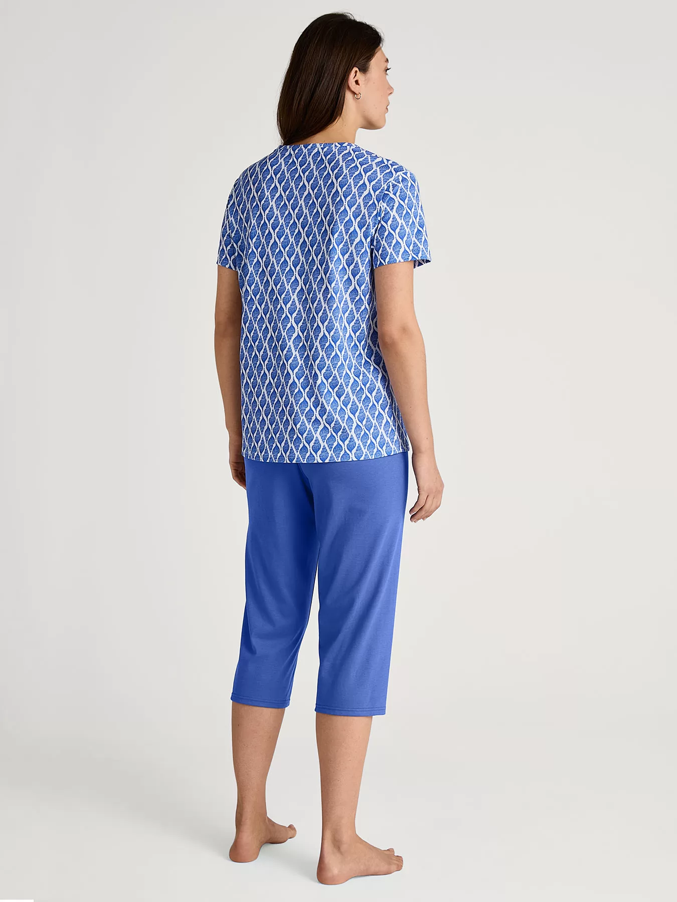 Niebieski Piżama damska Calida Shell Nights 43153 - zdjęcie 2