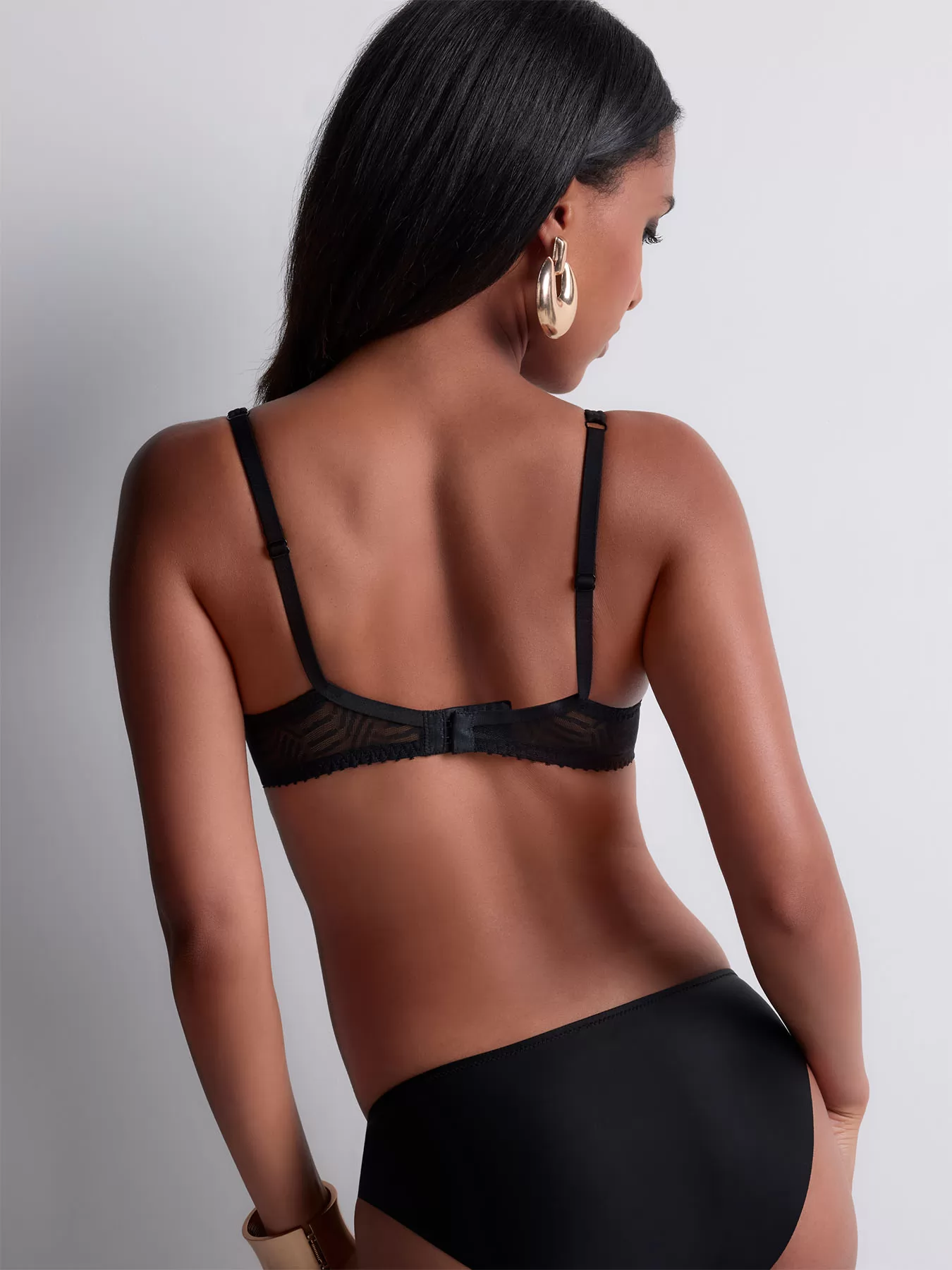 Czarny Biustonosz comfort full cup Aubade Vibes 2BN13 - zdjęcie 6
