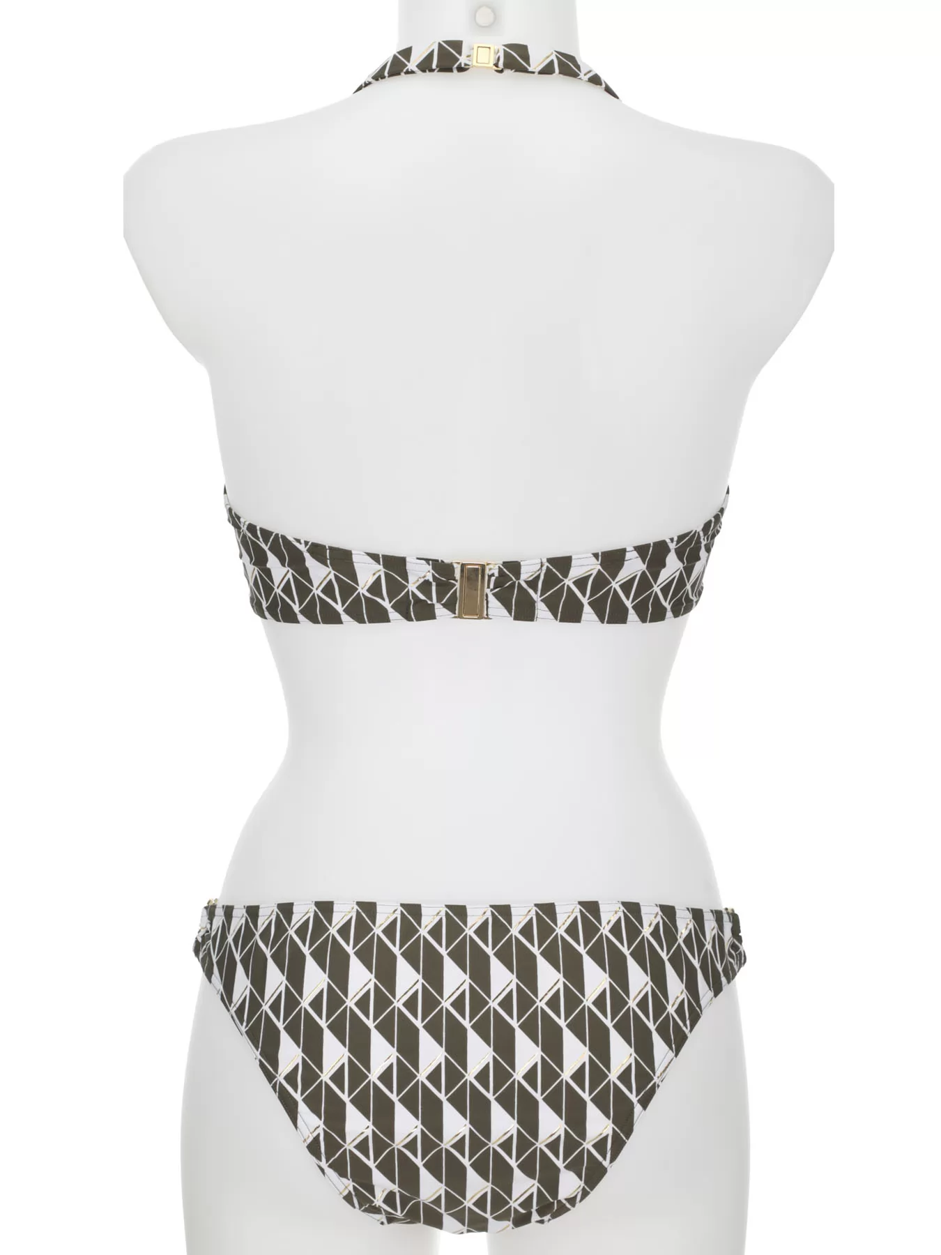 Kremowy, zielony, złoty Kostium kąpielowy Opera 61608 - zdjęcie 4