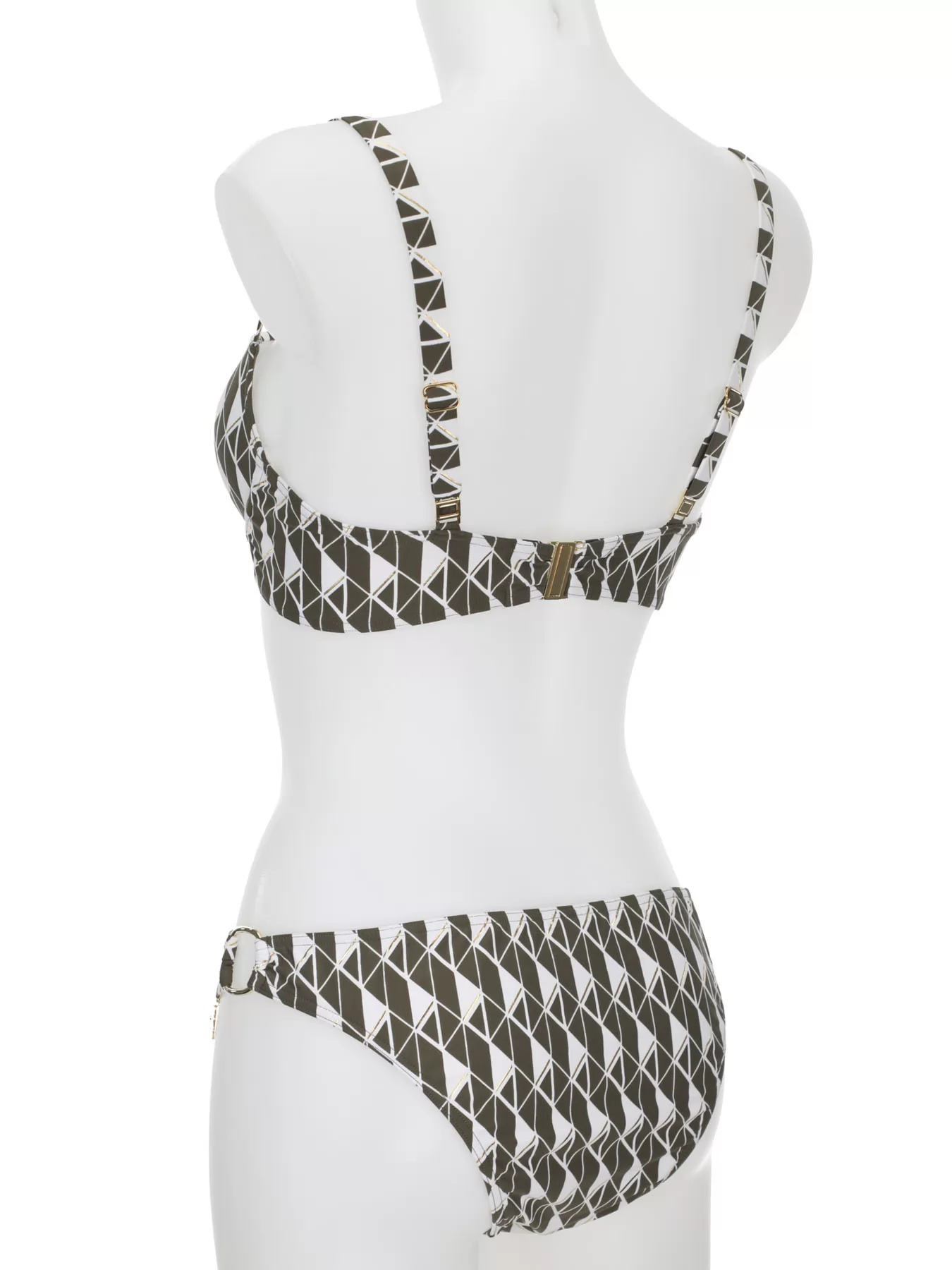 Kremowy, zielony, złoty Kostium kąpielowy Opera 61608 - zdjęcie 2