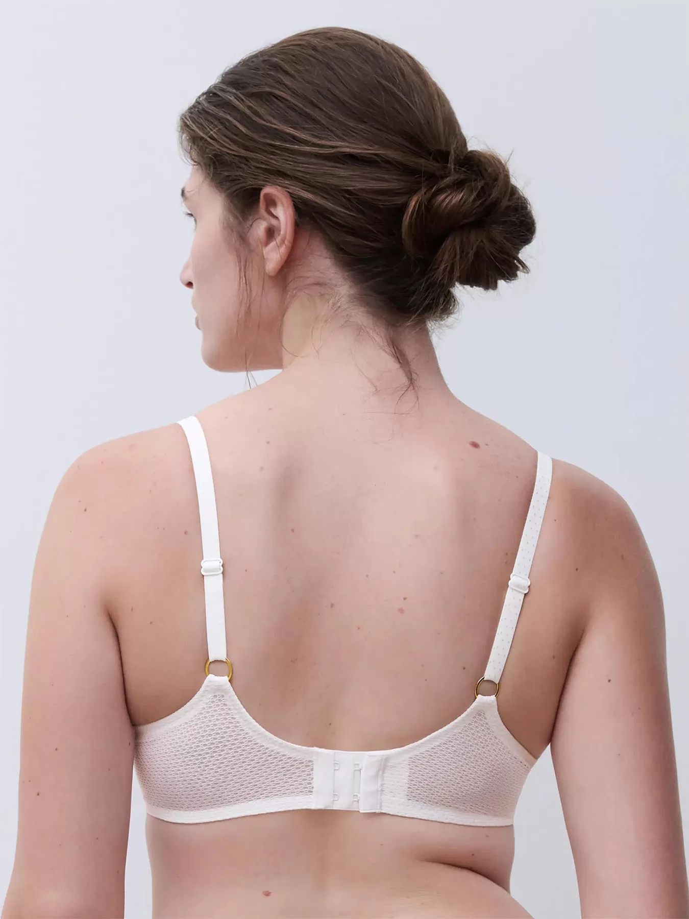 Kremowy Biustonosz usztywniany Chantelle Fleurs Signature C12Q20 - zdjęcie 2