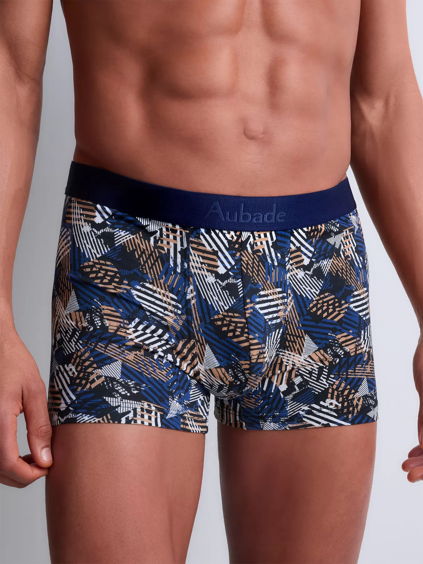 Niebieski, wielobarwny Bokserki męskie Aubade Homme XB78T - zdjęcie 1