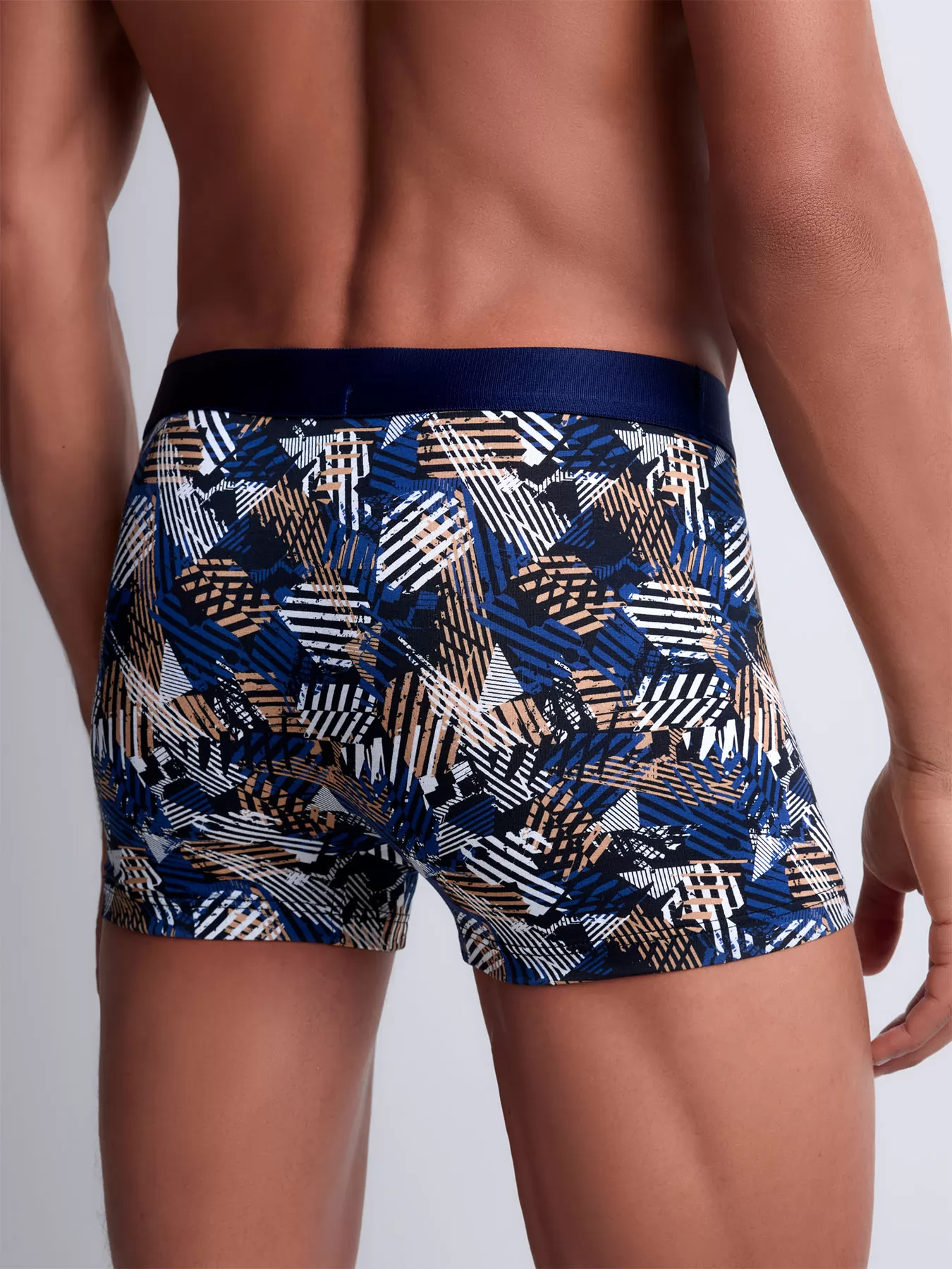 Niebieski, wielobarwny Bokserki męskie Aubade Homme XB78T - zdjęcie 2