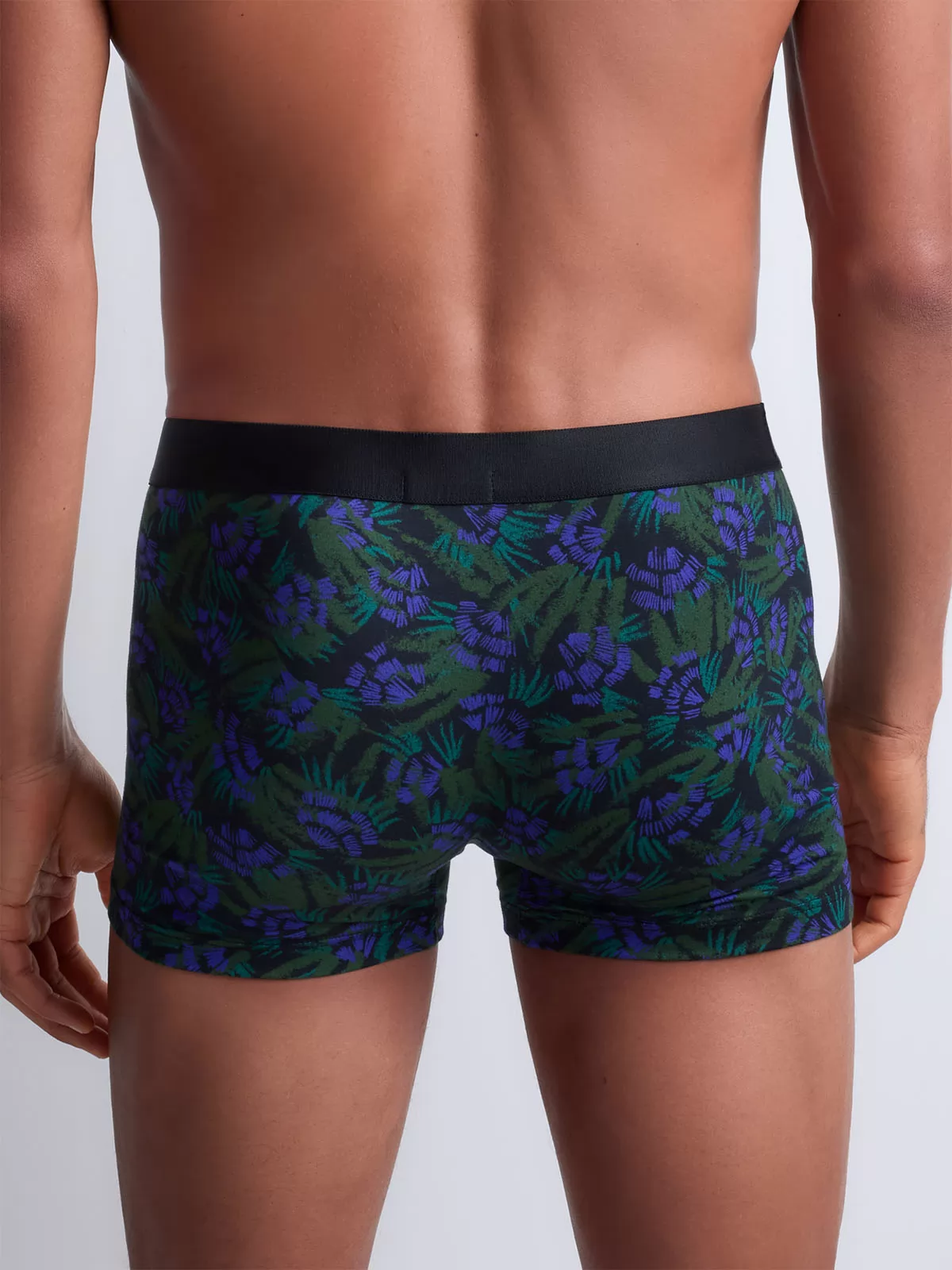 Fioletowy, wielobarwny, zielony Bokserki męskie 2PACK Aubade Homme XB58T - zdjęcie 3