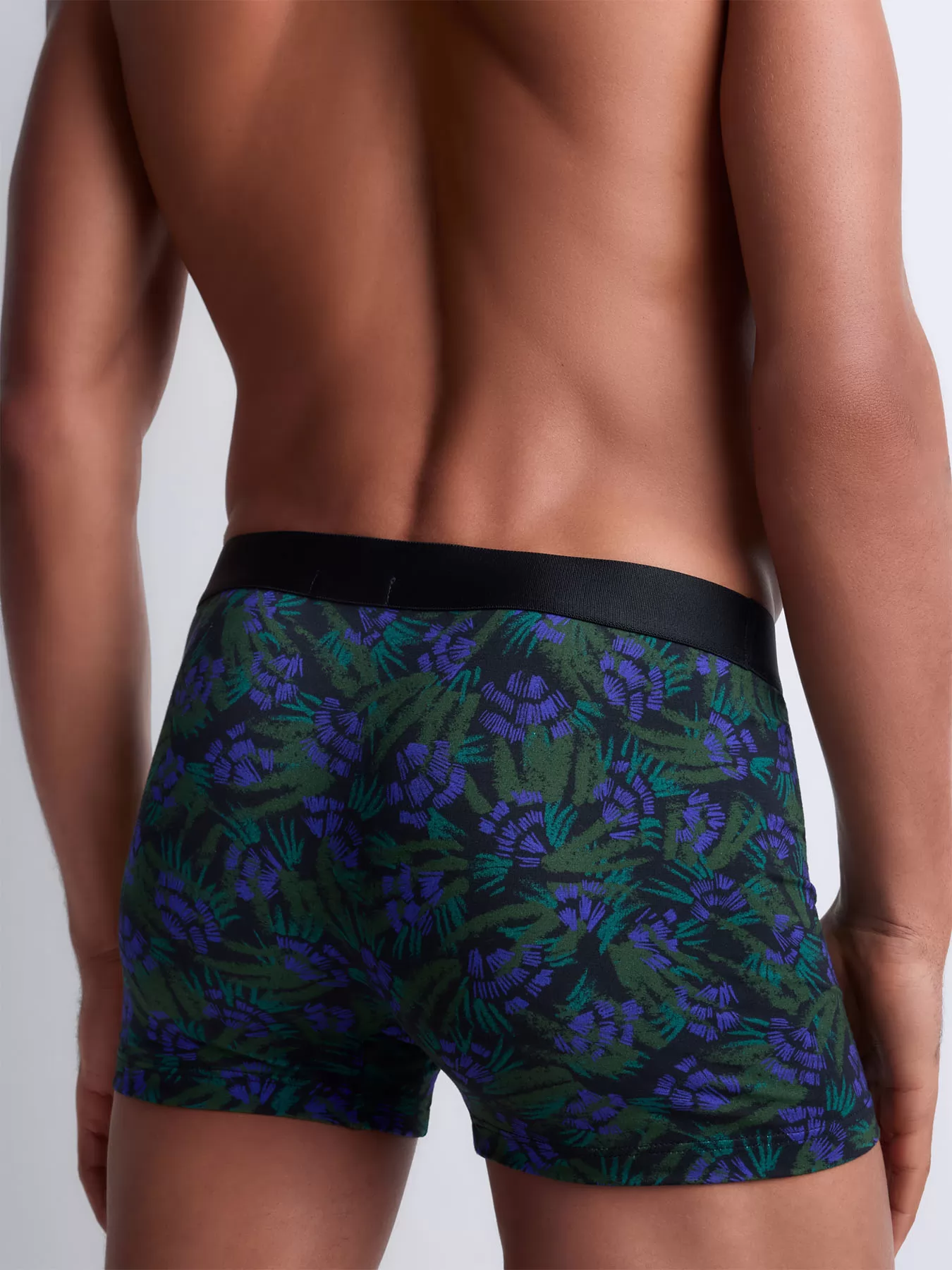 Fioletowy, wielobarwny, zielony Bokserki męskie 2PACK Aubade Homme XB58T - zdjęcie 6