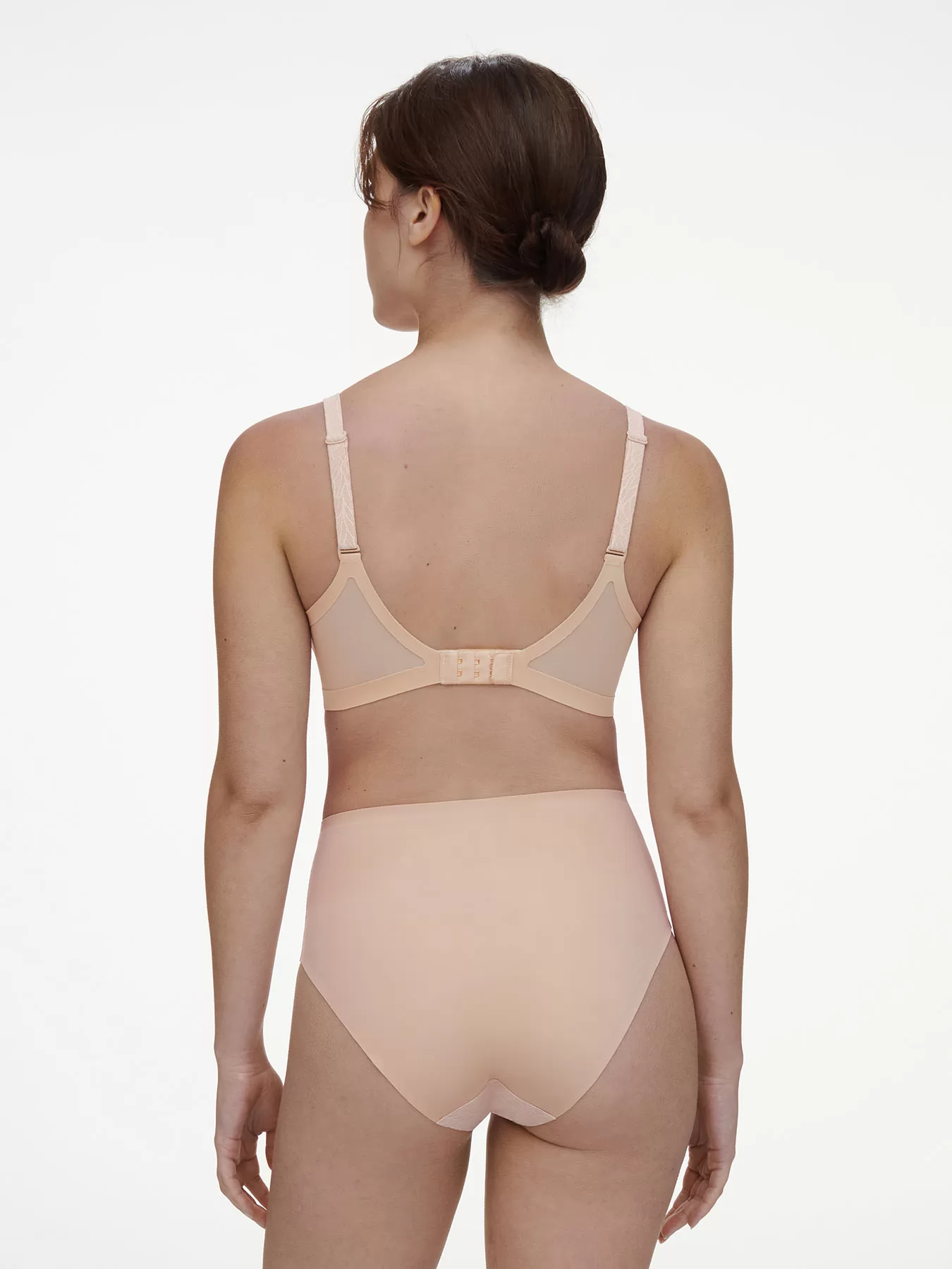 Beżowy Biustonosz Chantelle Pure Lace C18IM1 - zdjęcie 5