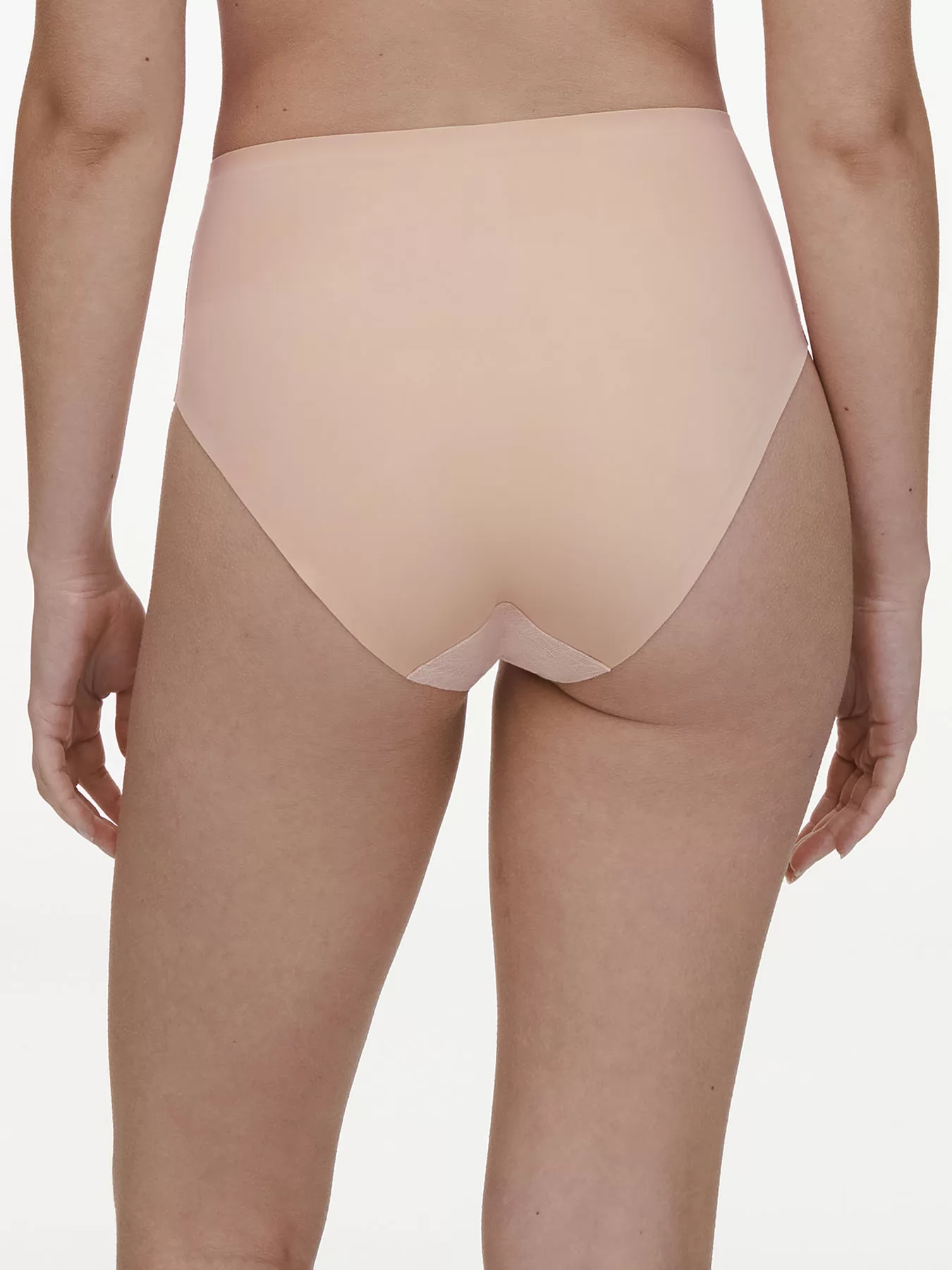 Beżowy Figi wysokie Chantelle Pure Lace C18IC5 - zdjęcie 2