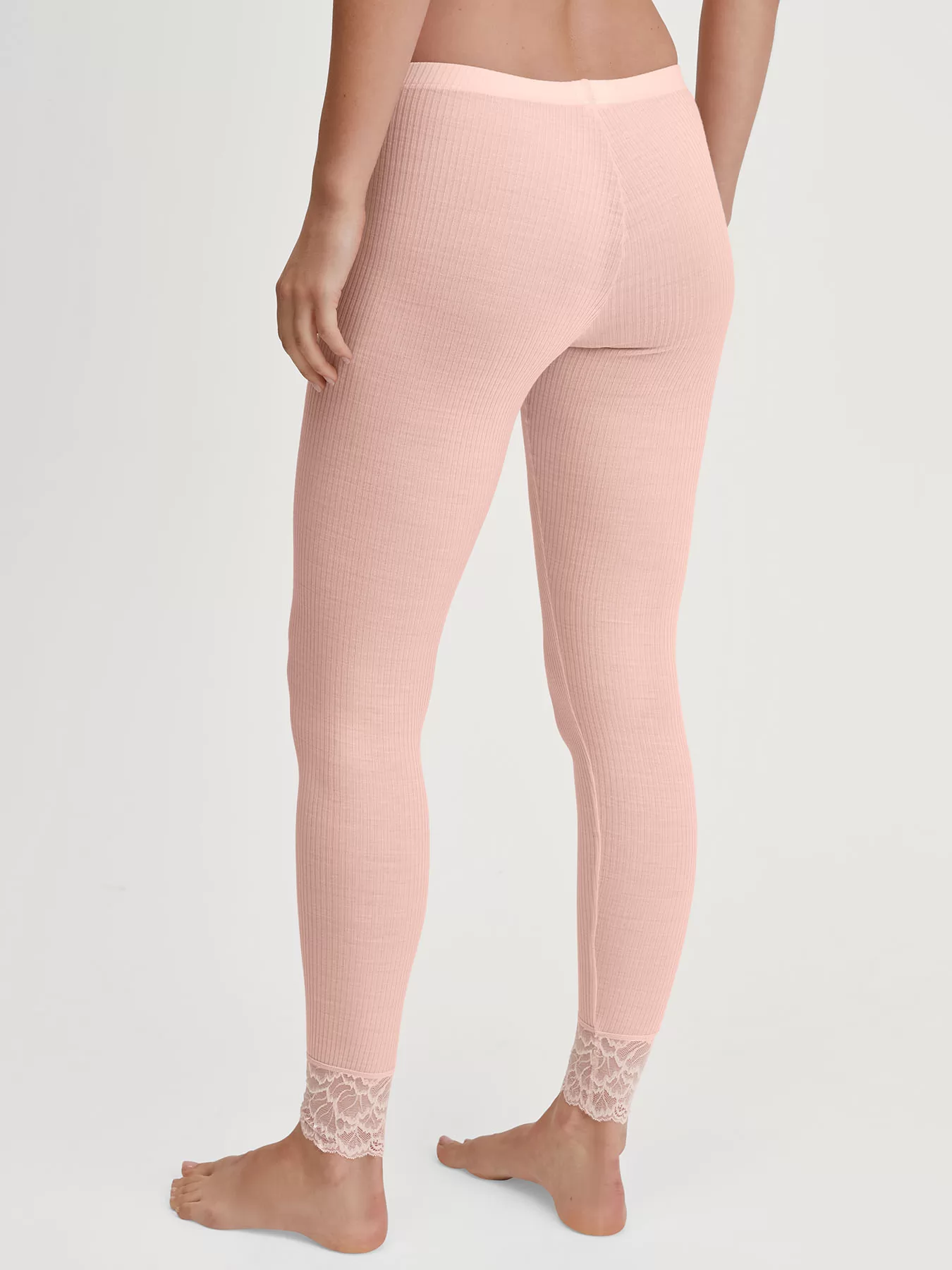 Pudrowy róż, różowy Jedwabne leginsy Calida Silky Wool Joy 27390 - zdjęcie 2