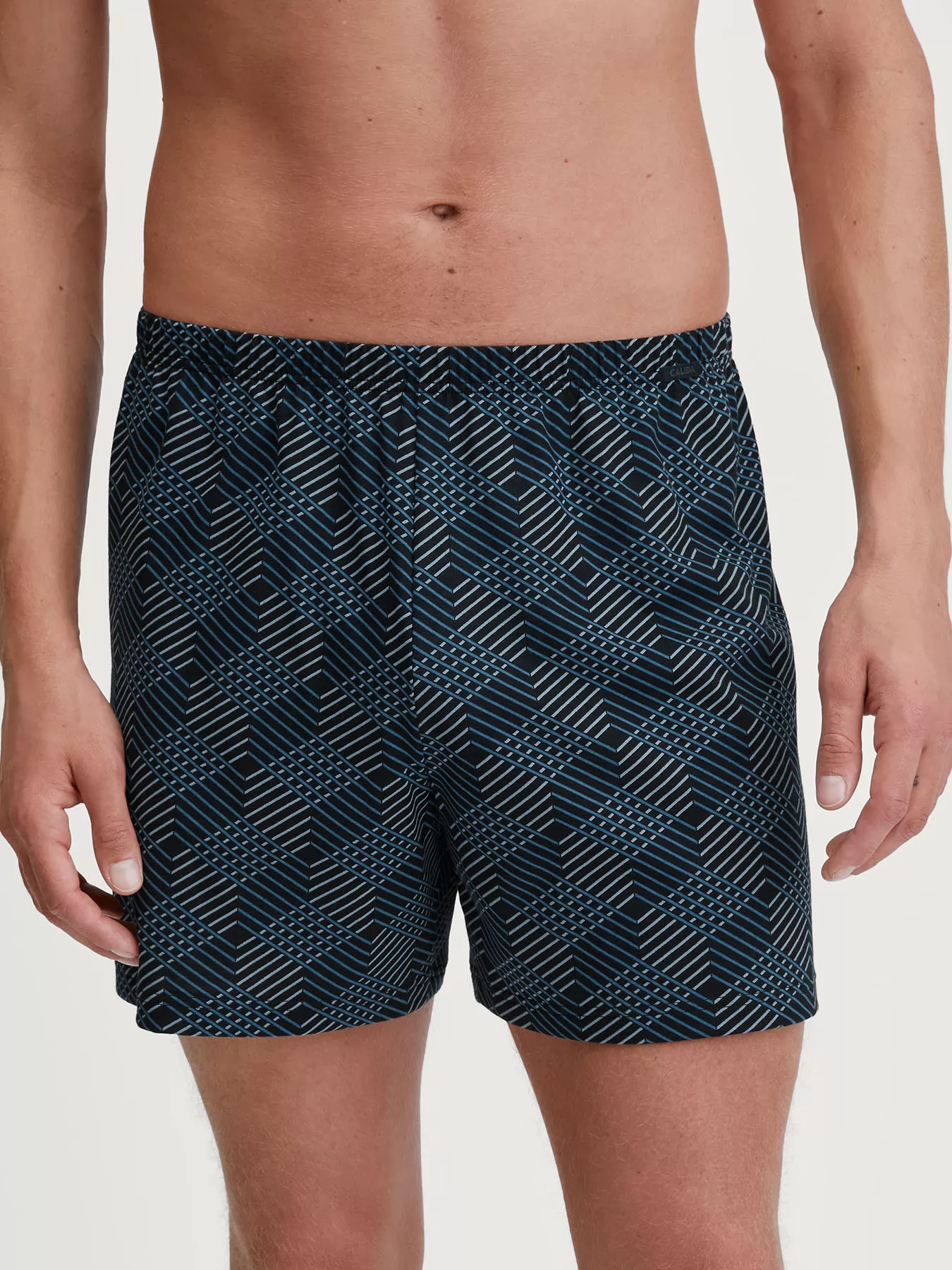 Granatowy Bokserki męskie Calida Cotton Choice 24389 - zdjęcie 1
