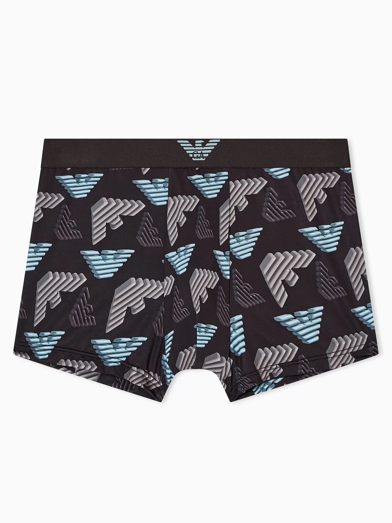 Czarny Bokserki męskie Emporio Armani M000232AF14997 - zdjęcie 2