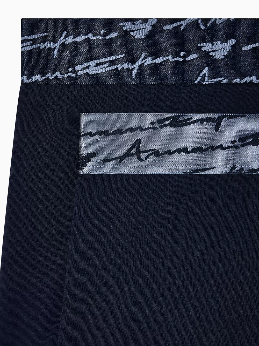 Granatowy Bokserki męskie 2PACK Emporio Armani M000253AF15007 - zdjęcie 4