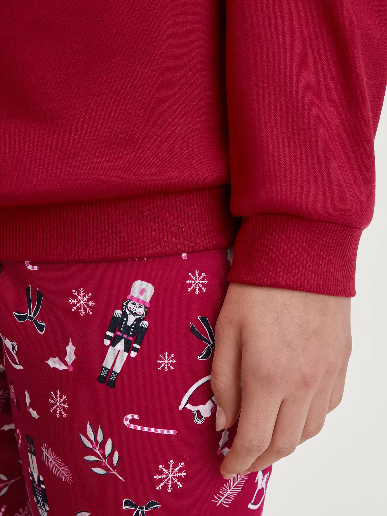 Czerwony Piżama damska Calida Family and Friends 41395 - zdjęcie 3