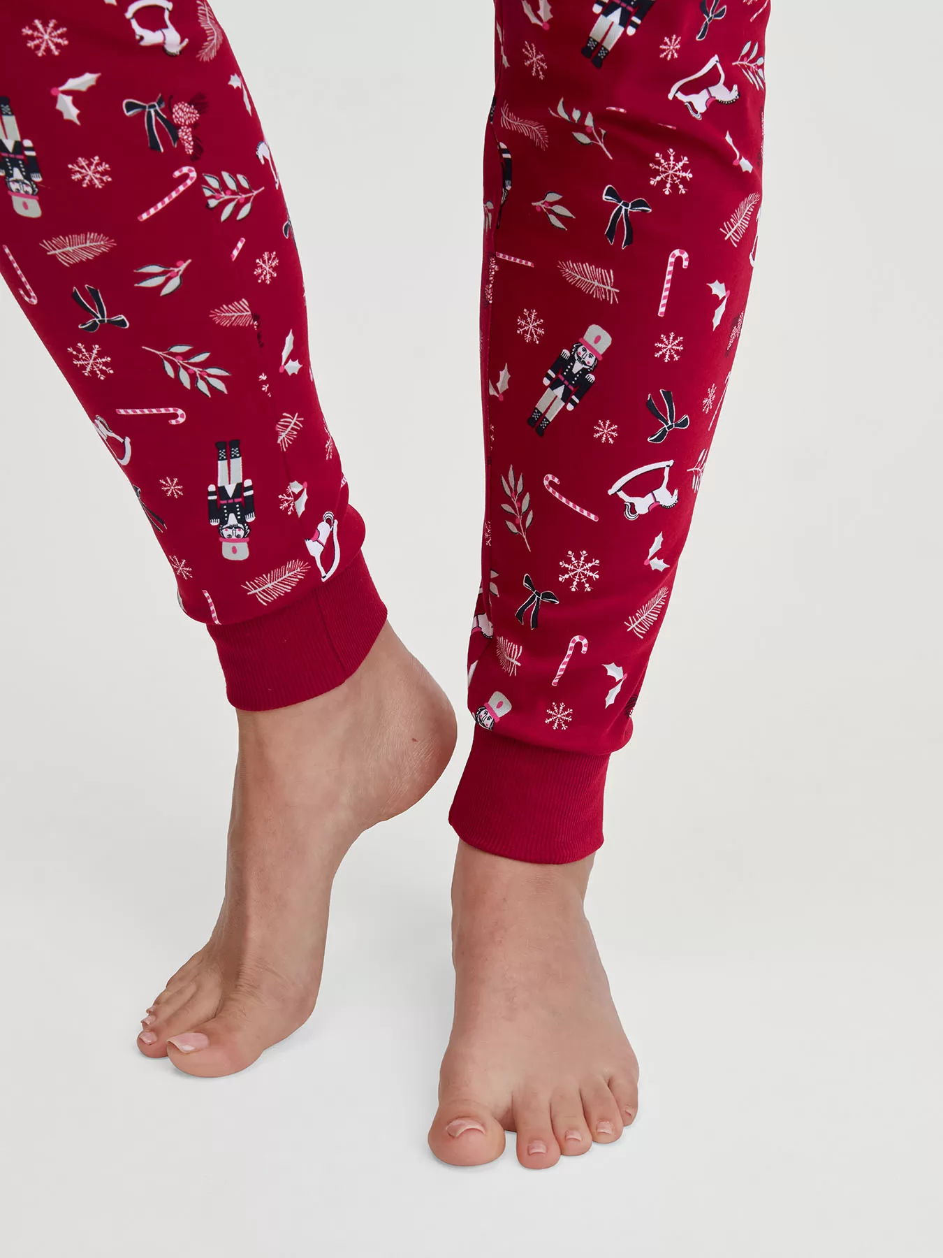 Czerwony Piżama damska Calida Family and Friends 41395 - zdjęcie 4