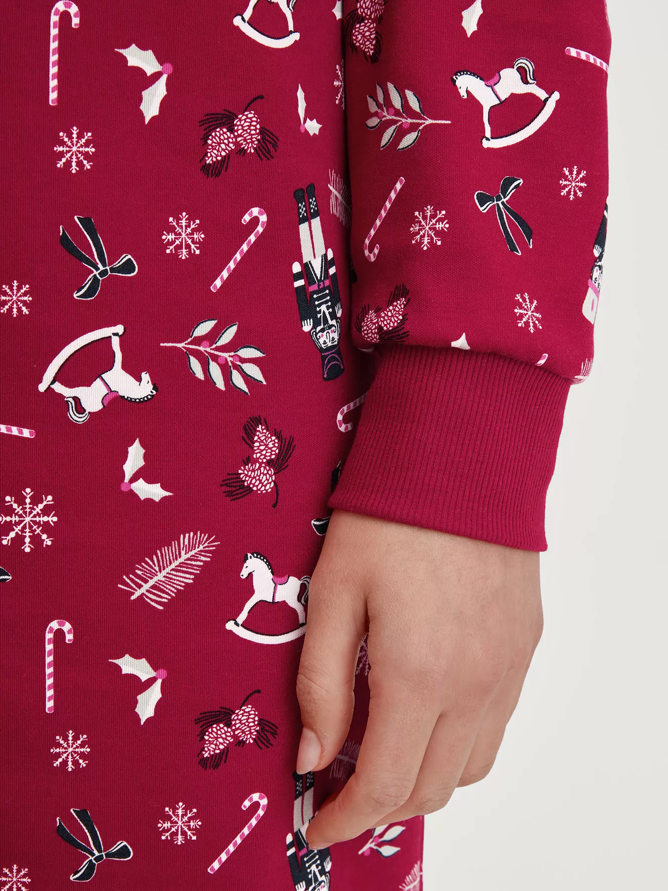 Czerwony Koszula nocna Calida Family and Friends 31395 - zdjęcie 3