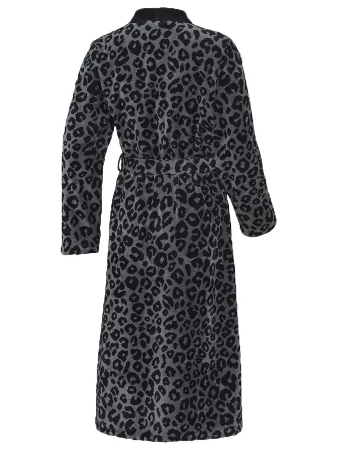 Czarny, szary Szlafrok damski JOOP! 1666 - zdjęcie 2