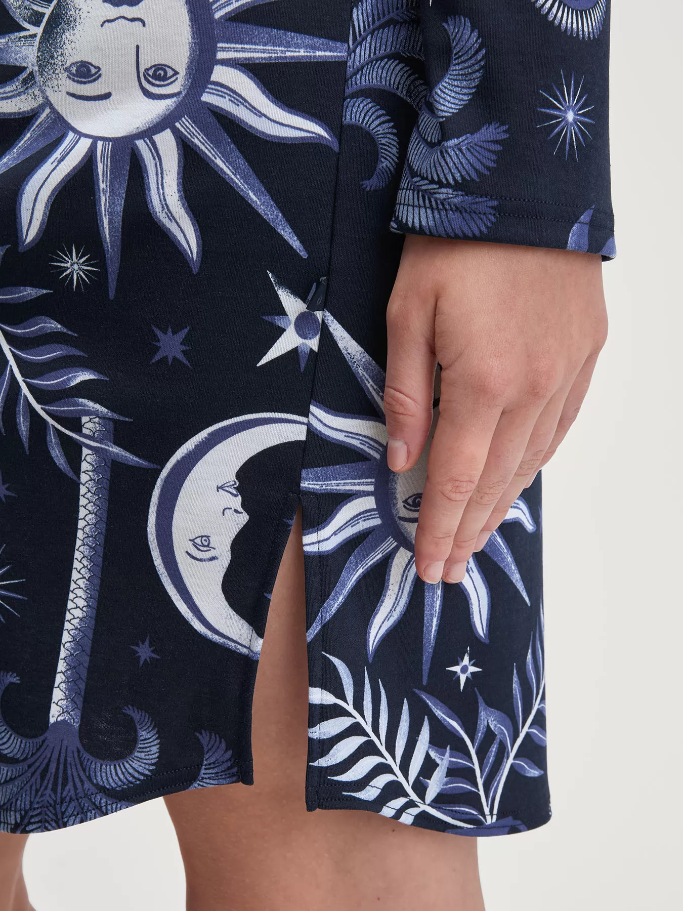 Granatowy Koszula nocna Calida Winter Dreams 35127 - zdjęcie 4