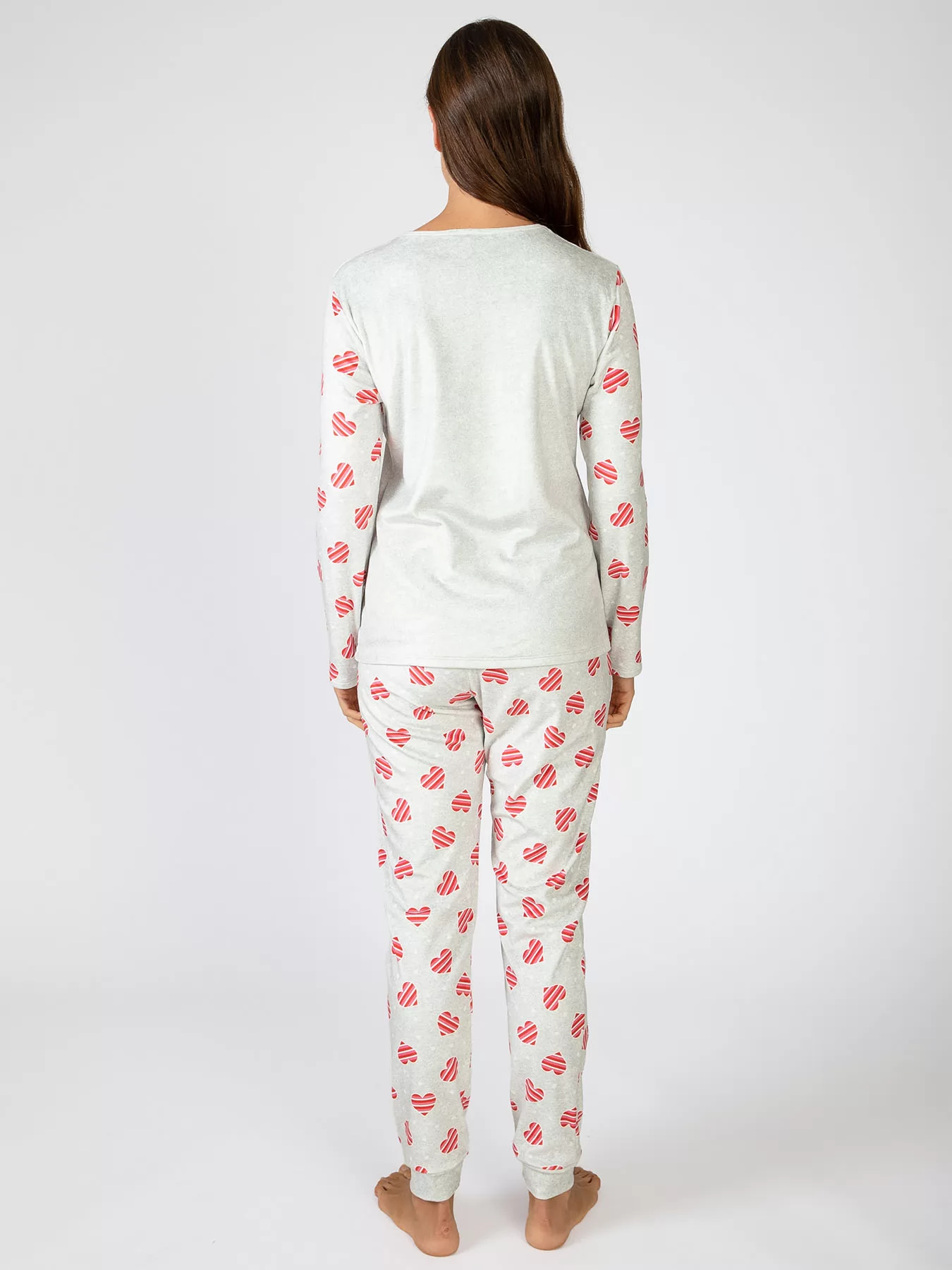 Szary Piżama damska Massana 751207 - zdjęcie 2