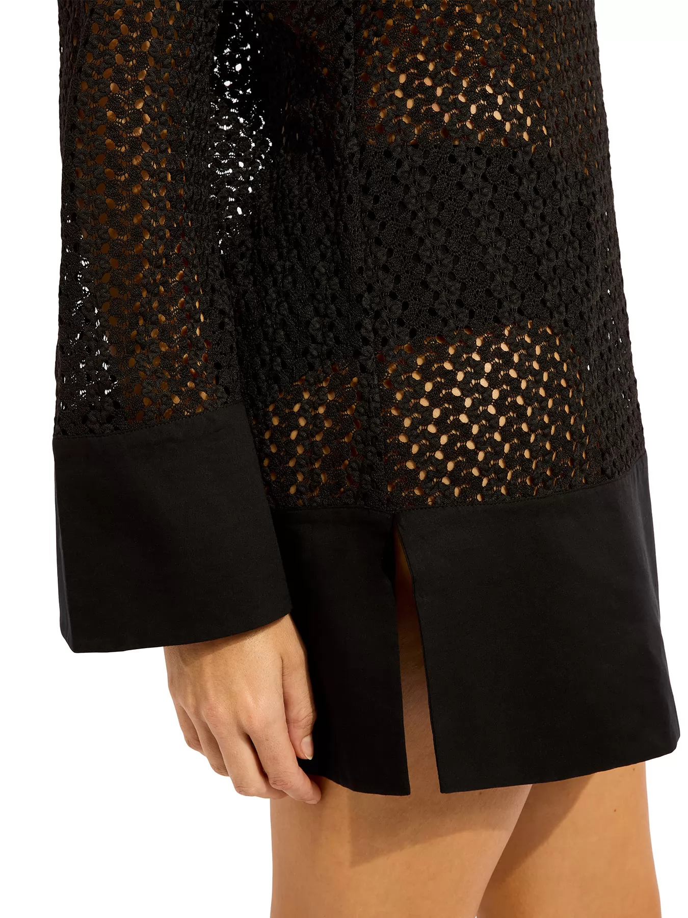 Czarny Tunika plażowa Seafolly Beach Edit 55529-CU - zdjęcie 3