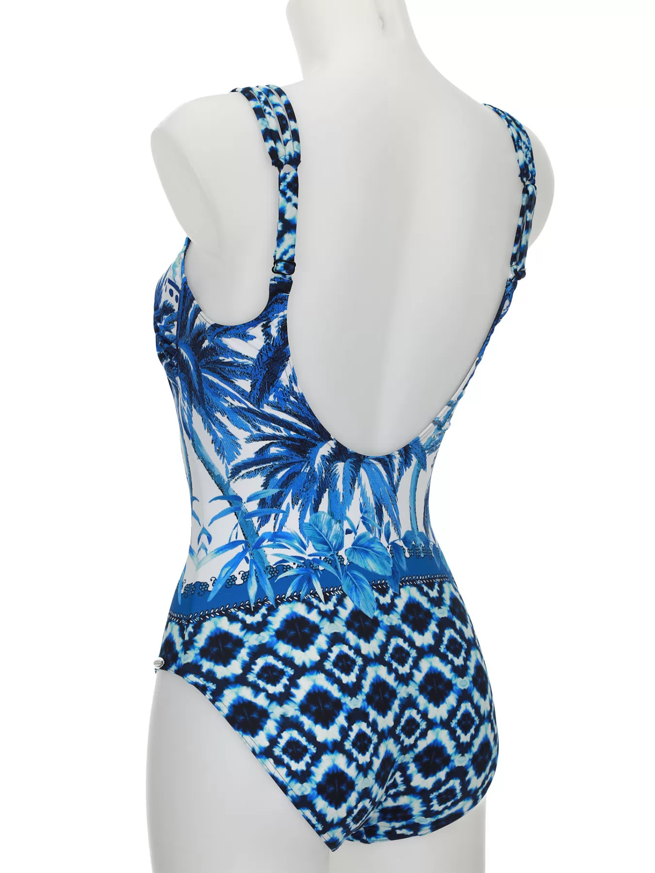 Biały, niebieski Kostium kąpielowy Sunflair 72018 - zdjęcie 5