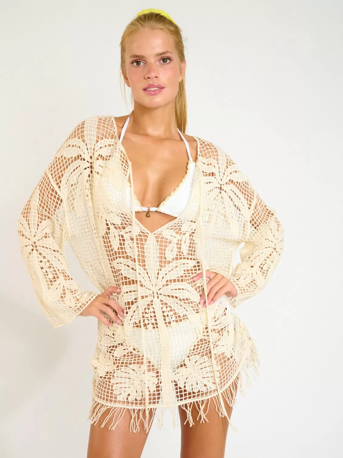 Kremowy Sukienka plażowa Banana Moon Galia Alicante - zdjęcie 6