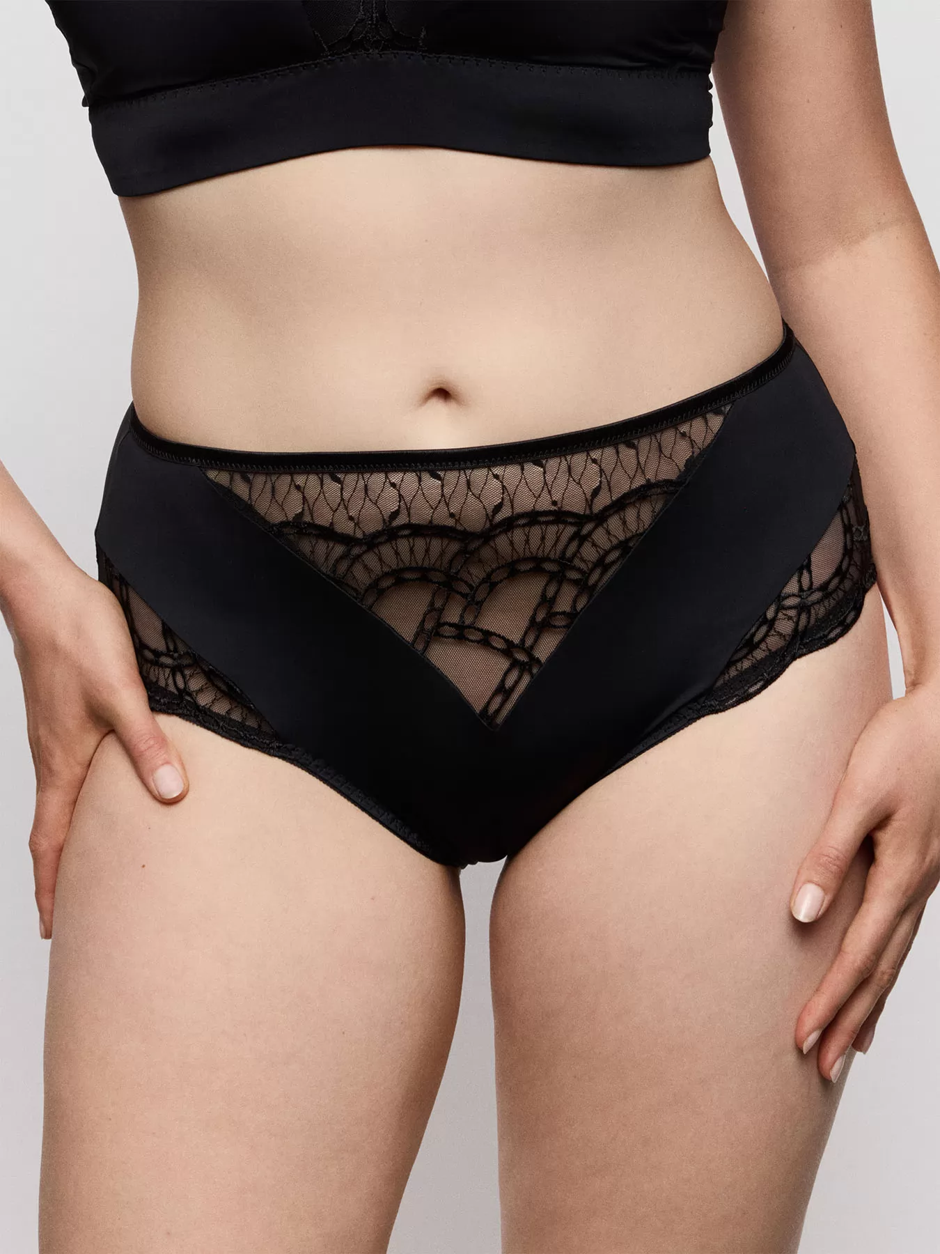 Czarny Figi Primadonna Naica 563591 - zdjęcie 1