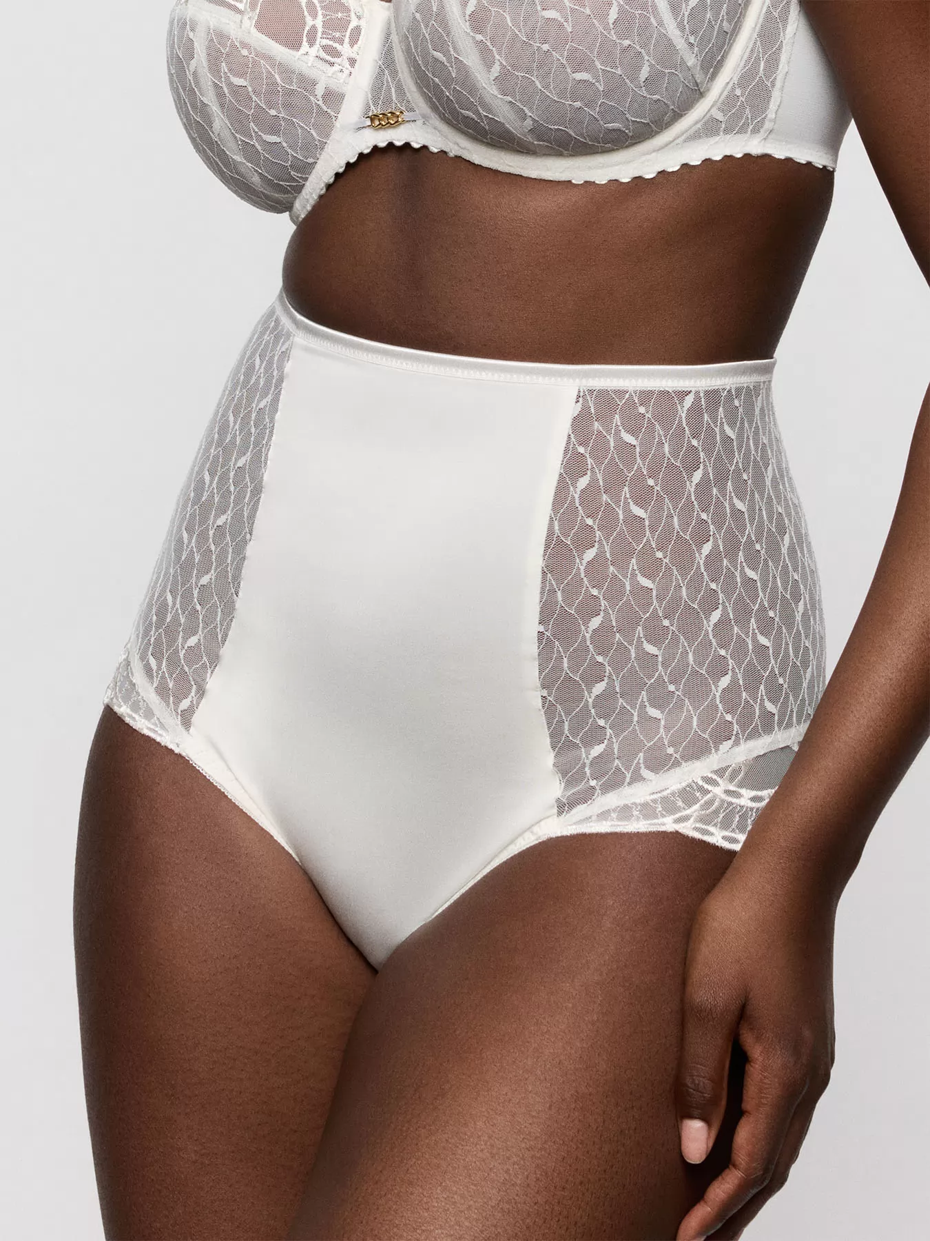 Kremowy Figi wysokie Primadonna Naica 563593 - zdjęcie 3