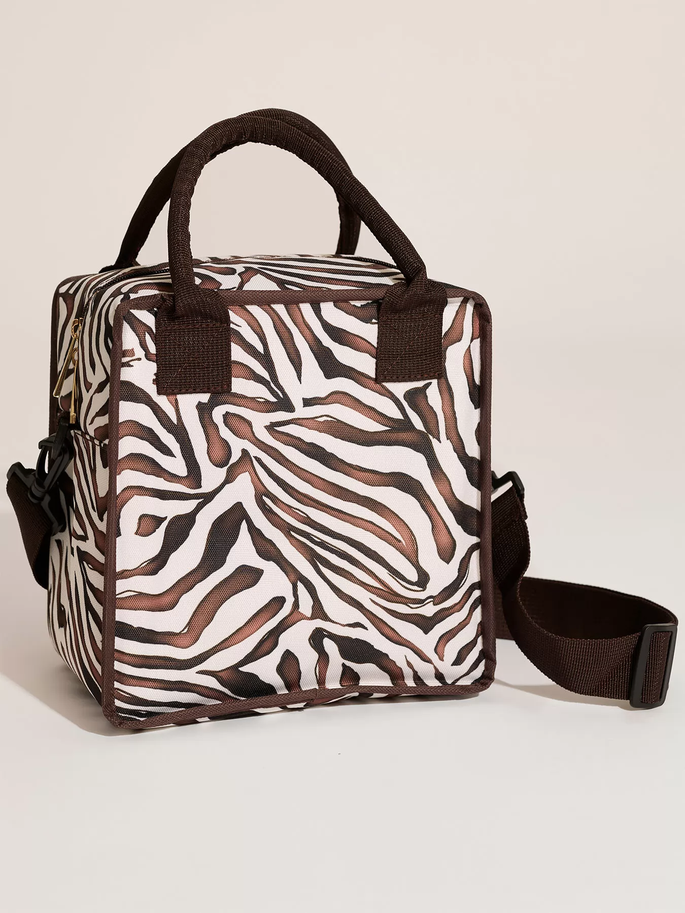 Brązowy, kremowy Torba cooler Selmark BC223 - zdjęcie 1