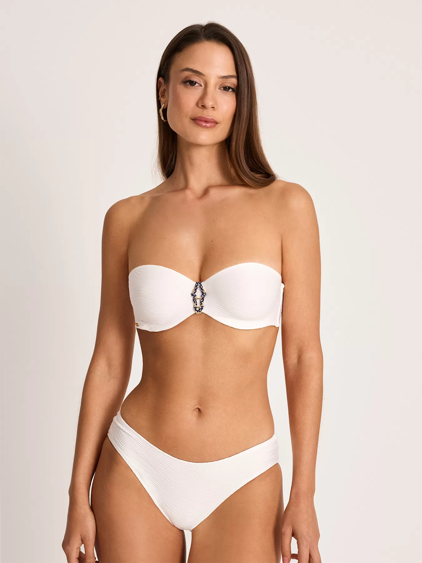 Biały Góra od bikini Selmark BN816 - zdjęcie 3